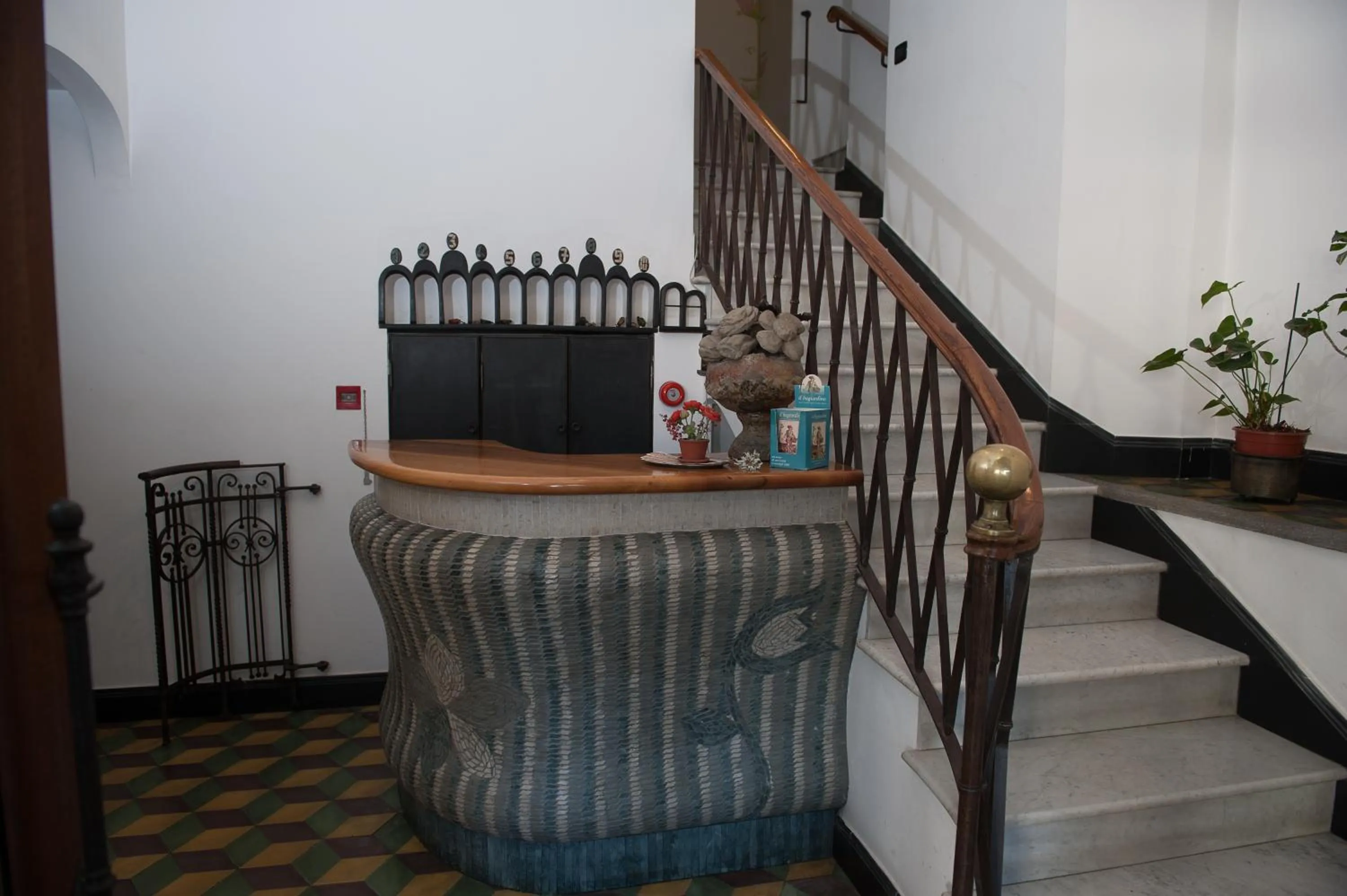 Lobby or reception in Albergo Vittoria