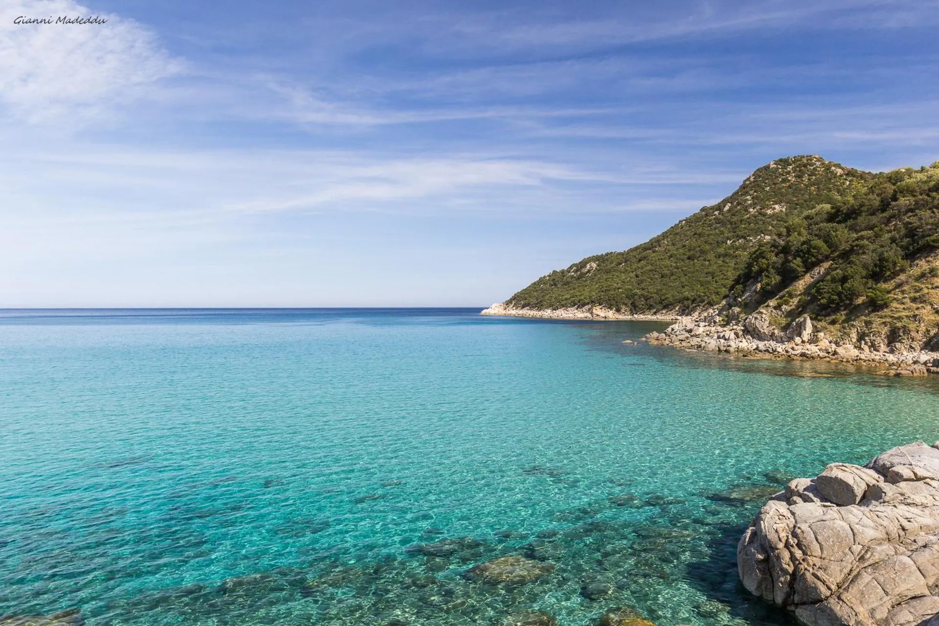 Natural landscape in Su Connotu