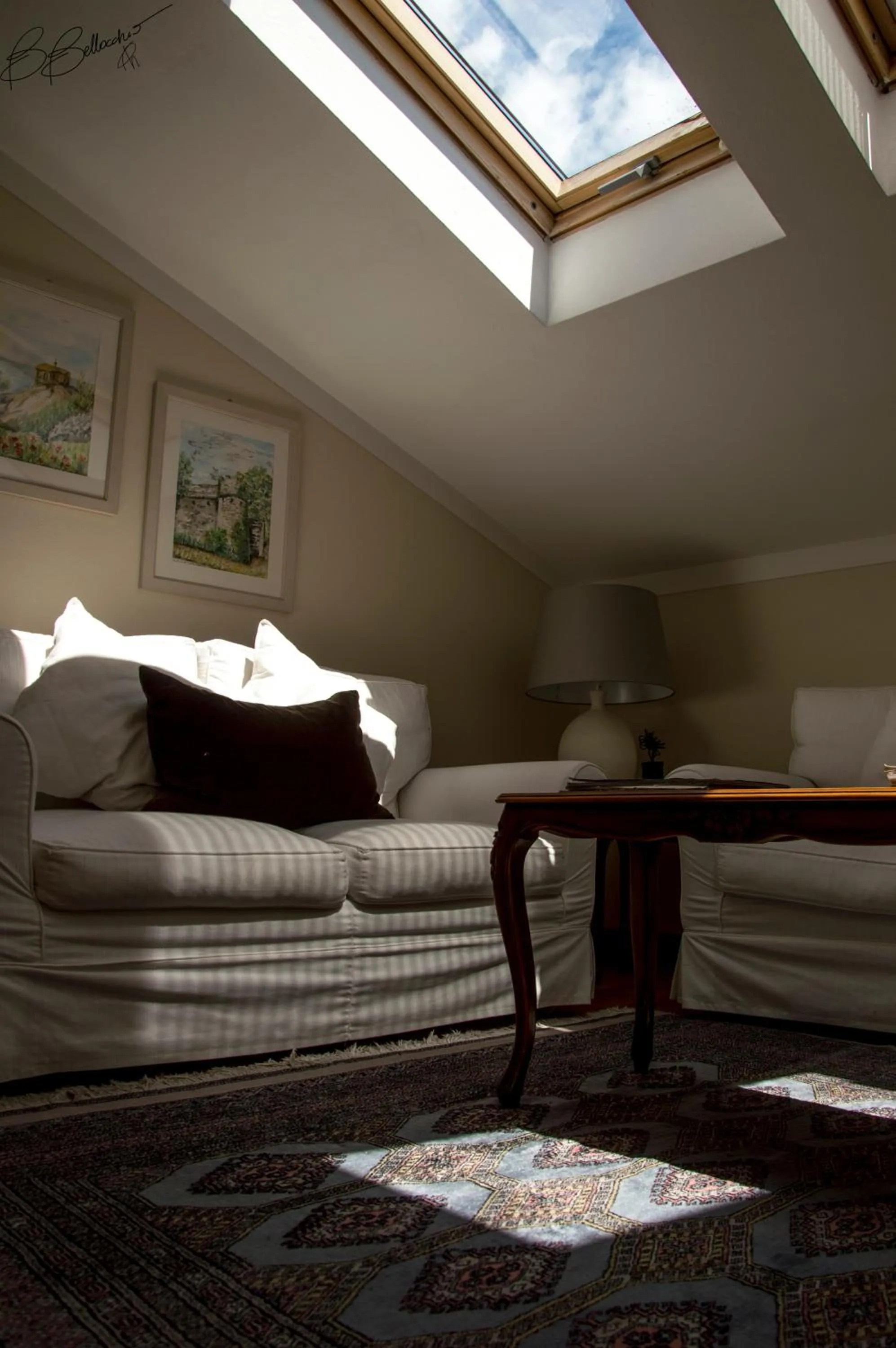 Seating area in La Torretta Bobbio