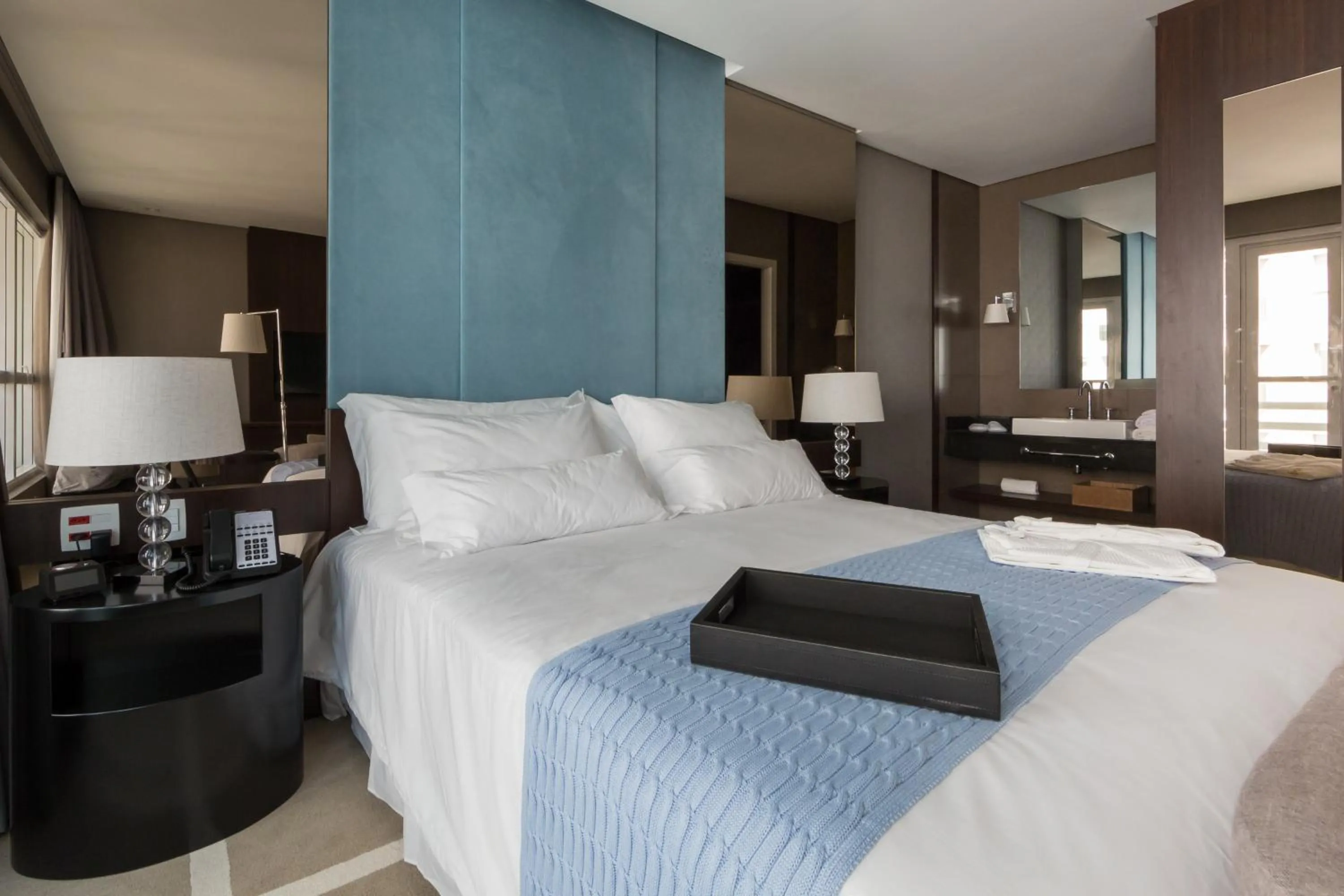 Bed in Hotel Cadoro São Paulo