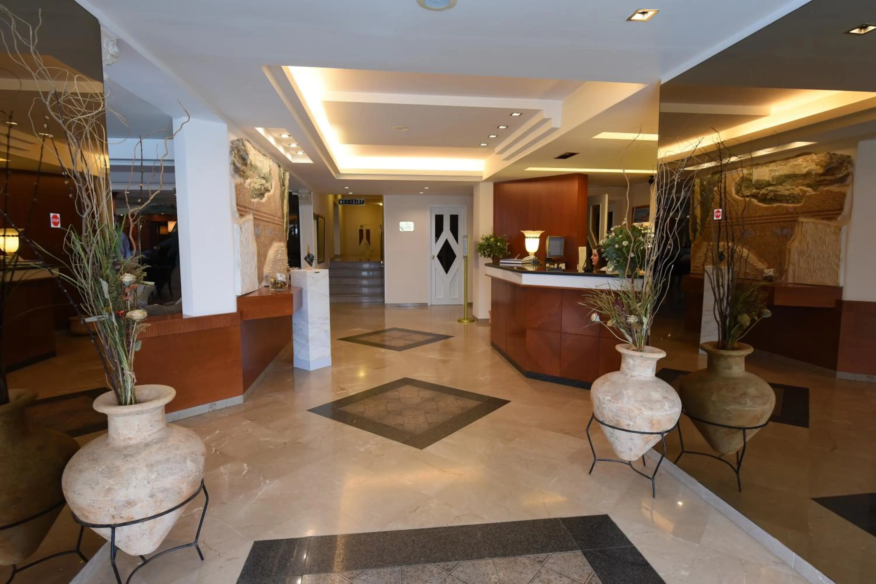 Lobby or reception in King Minos Hotel