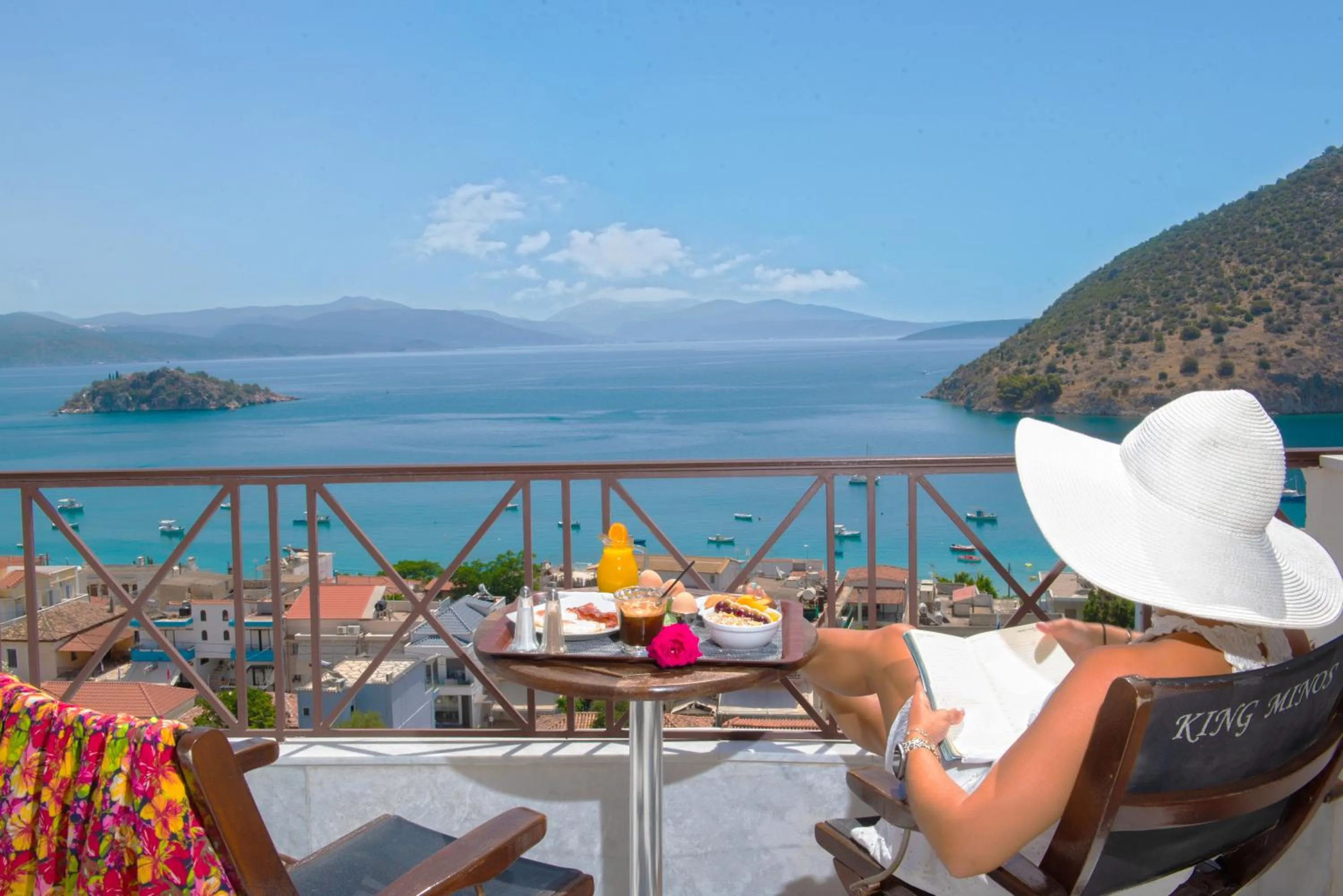 Balcony/Terrace in King Minos Hotel