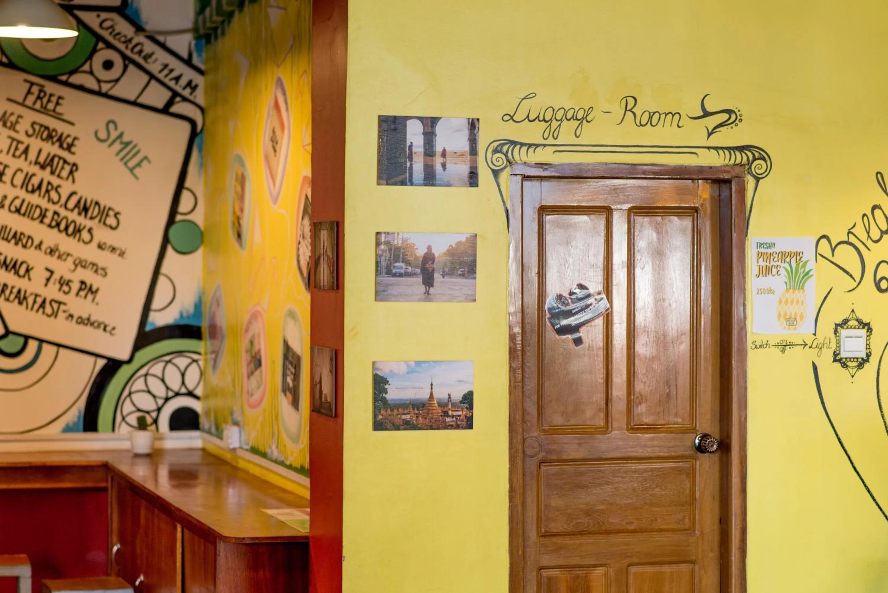 Lobby or reception in Ostello Bello Mandalay