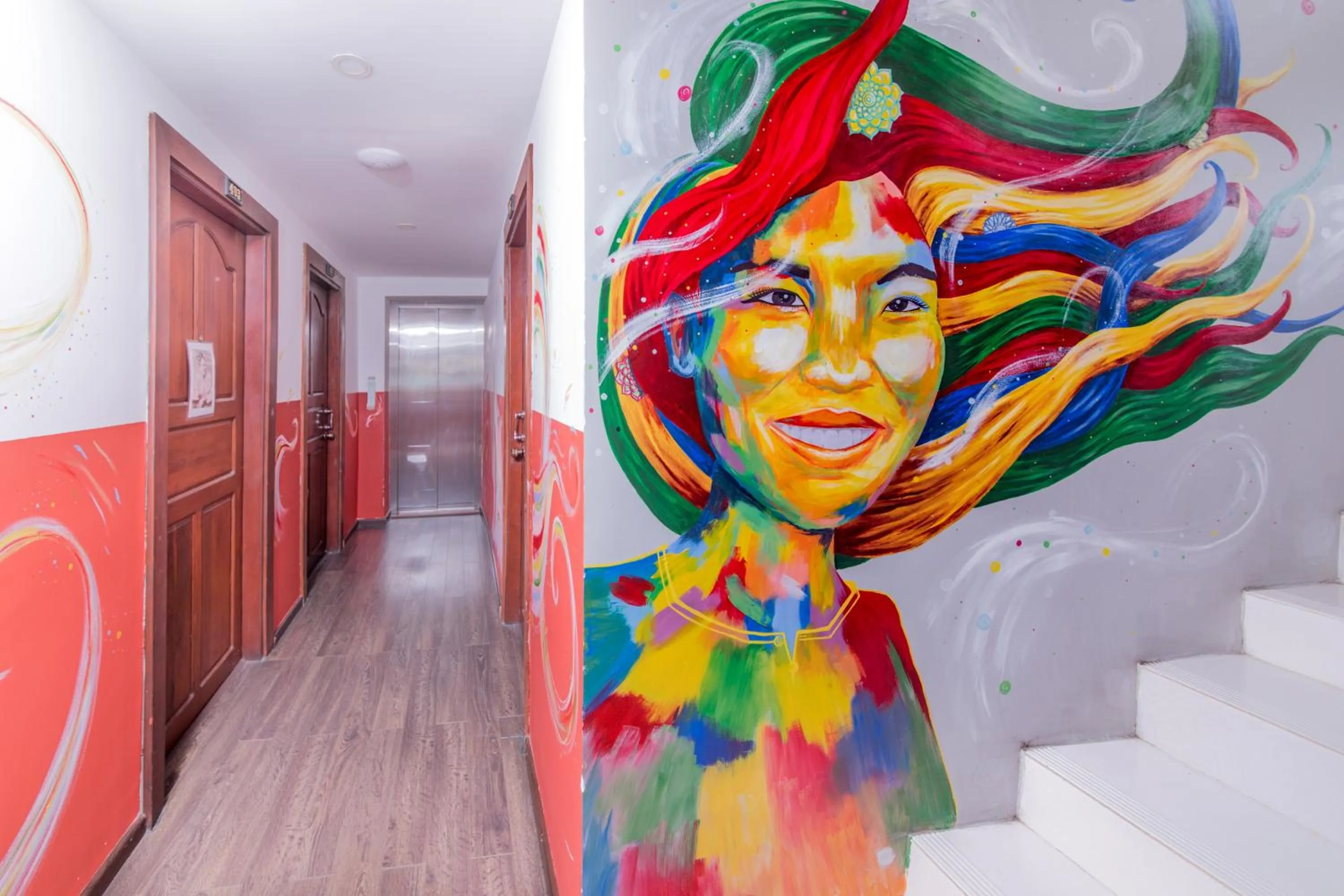 Decorative detail in Ostello Bello Mandalay