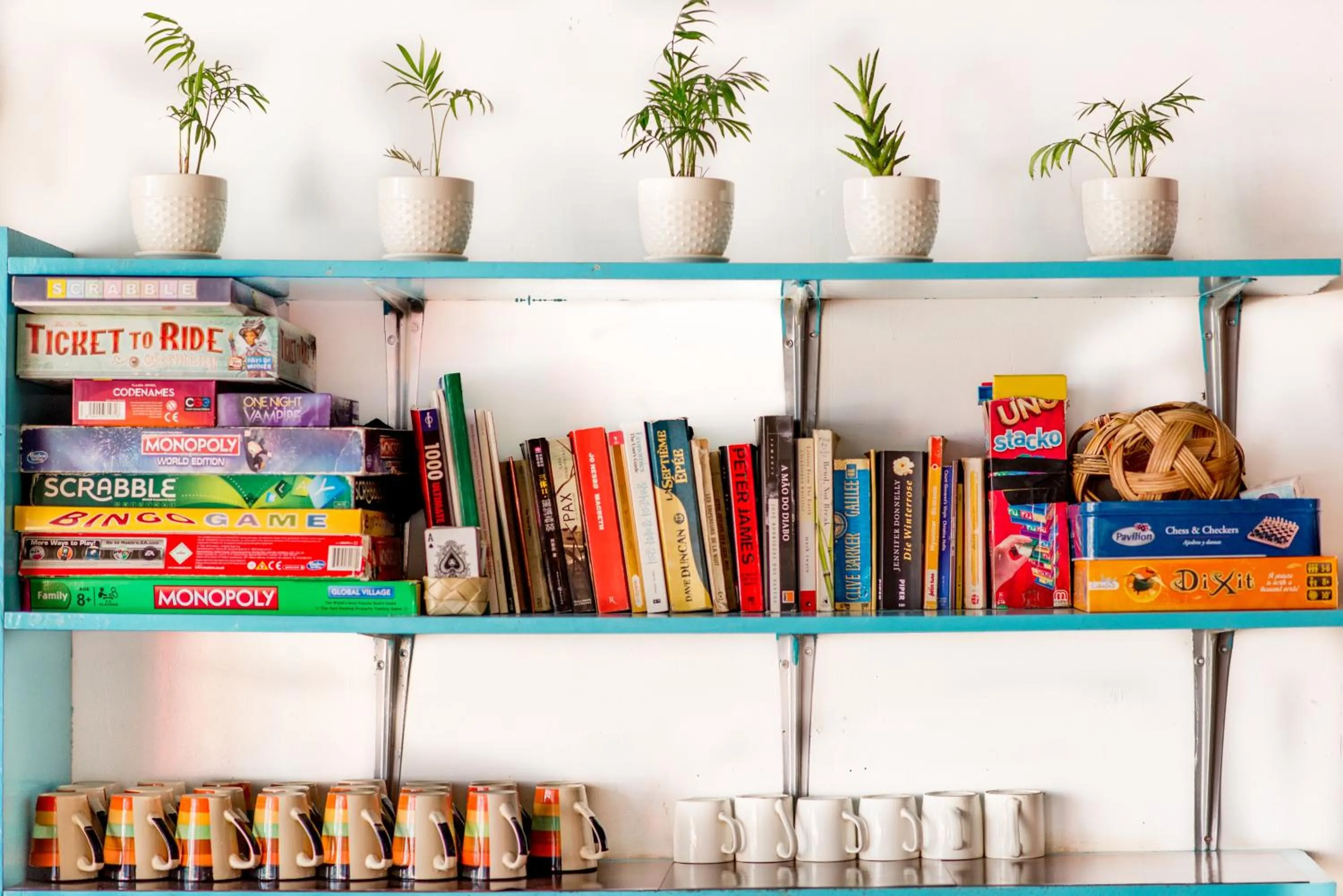 Library in Ostello Bello Mandalay
