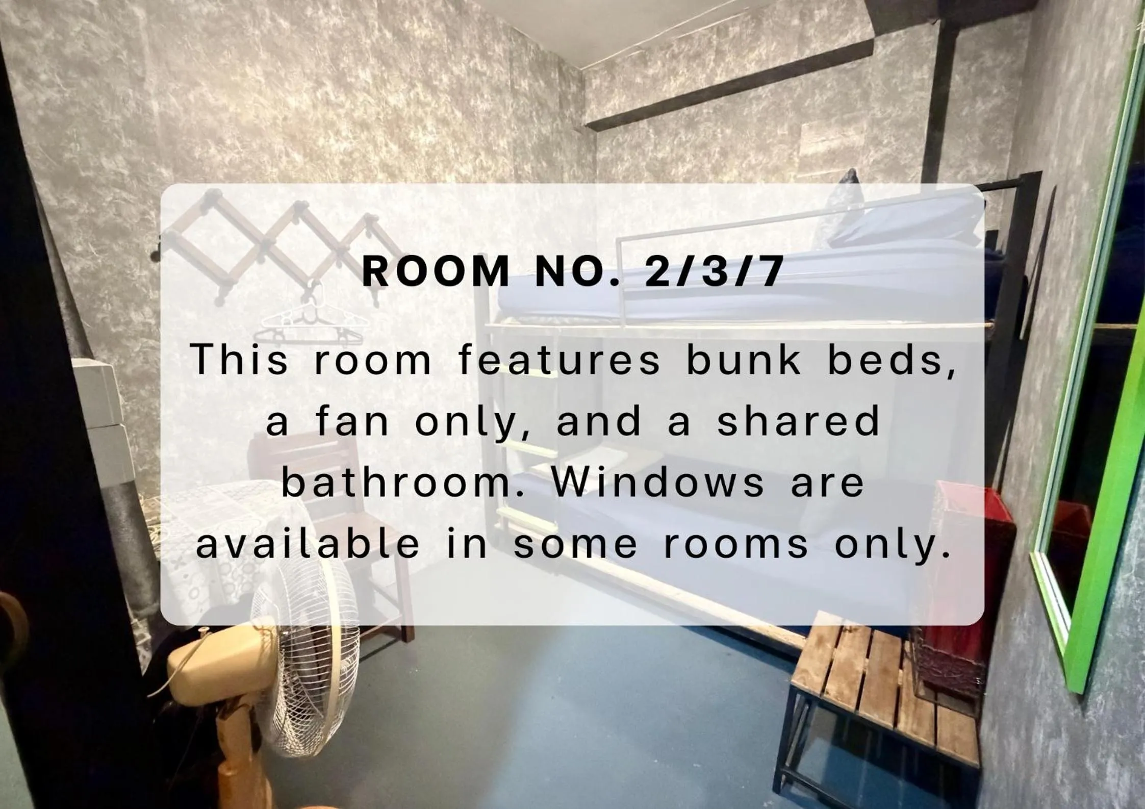 Decorative detail, Bed in J Giant Hostel