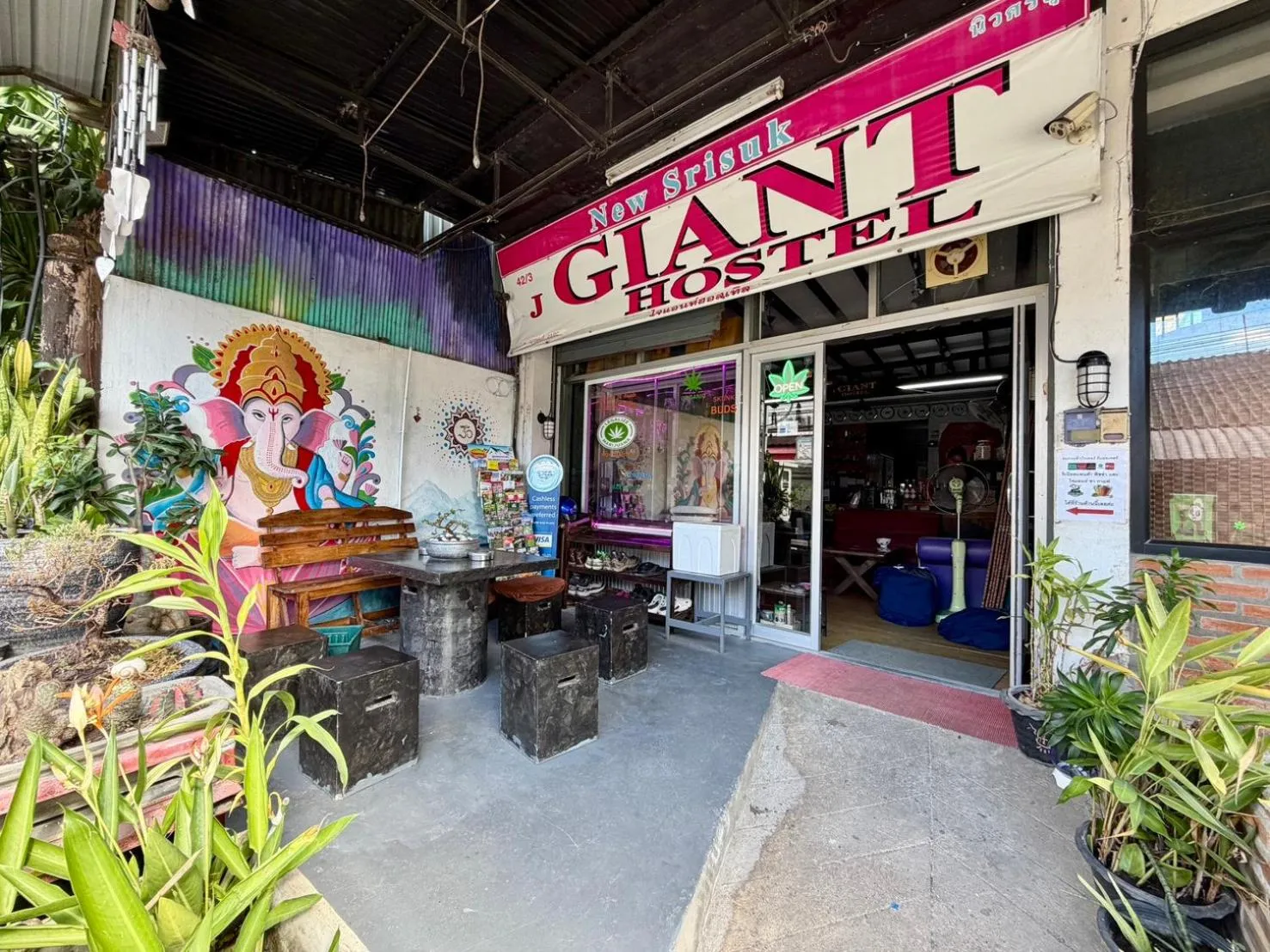 Property building in J Giant Hostel