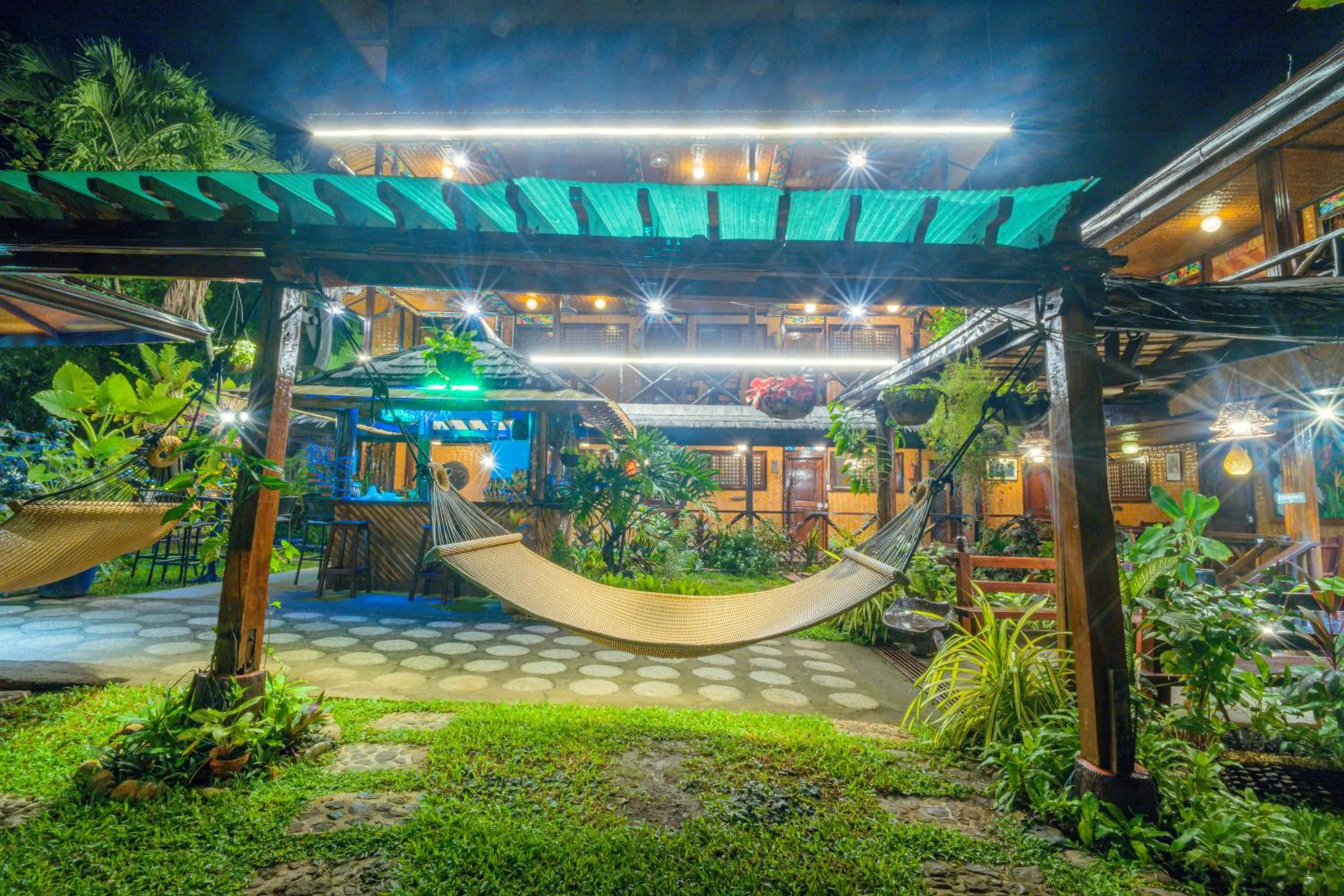 Garden view in Puerto Pension Inn