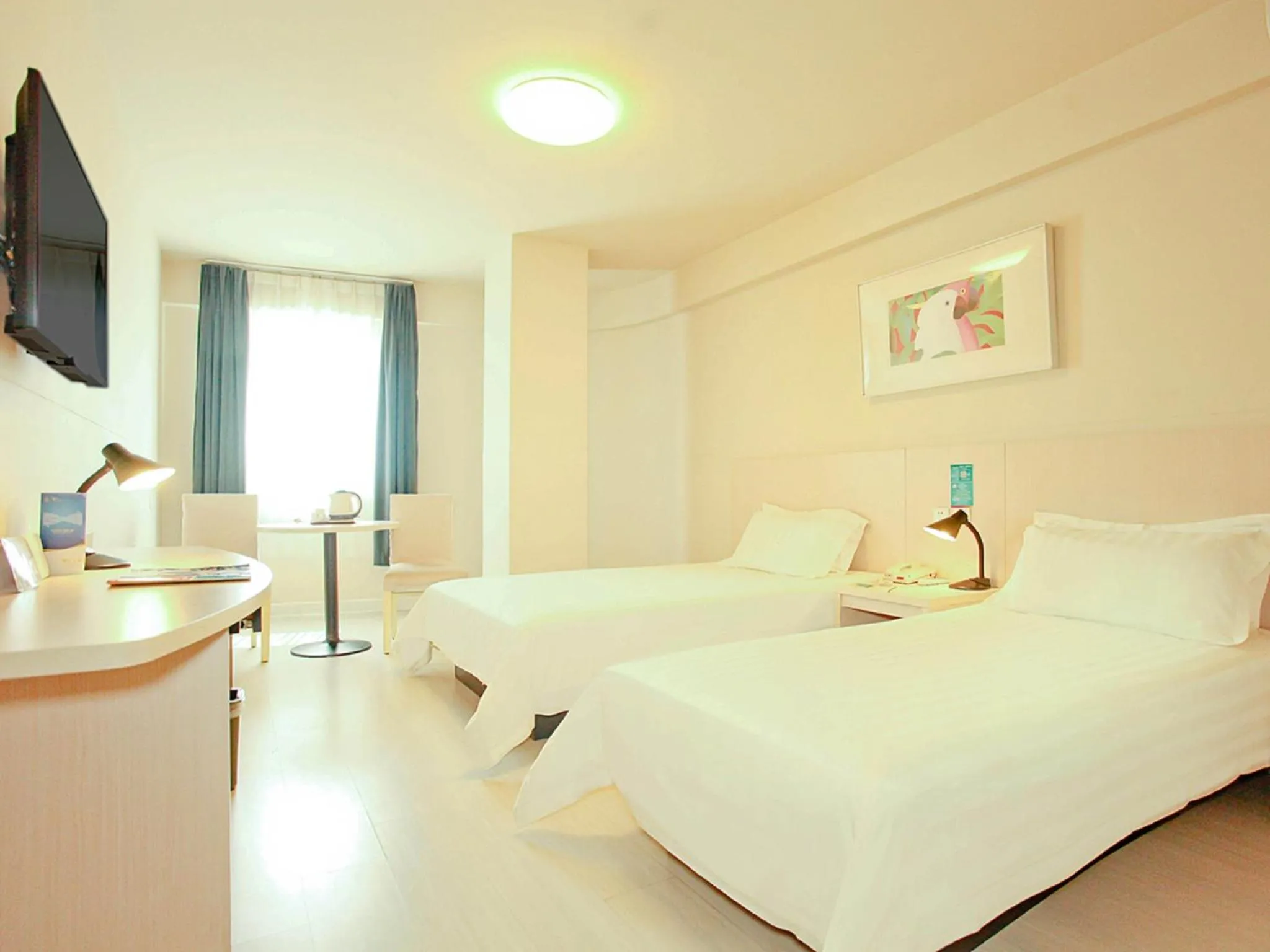 Photo of the whole room, Bed in Jingjiang Inn Taiyuan Fuxi Street Wanda Plaza
