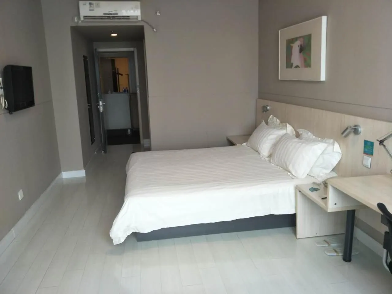 Bed in Jinjiang Inn Xi'an Exhibition Centre Zhangba East Road