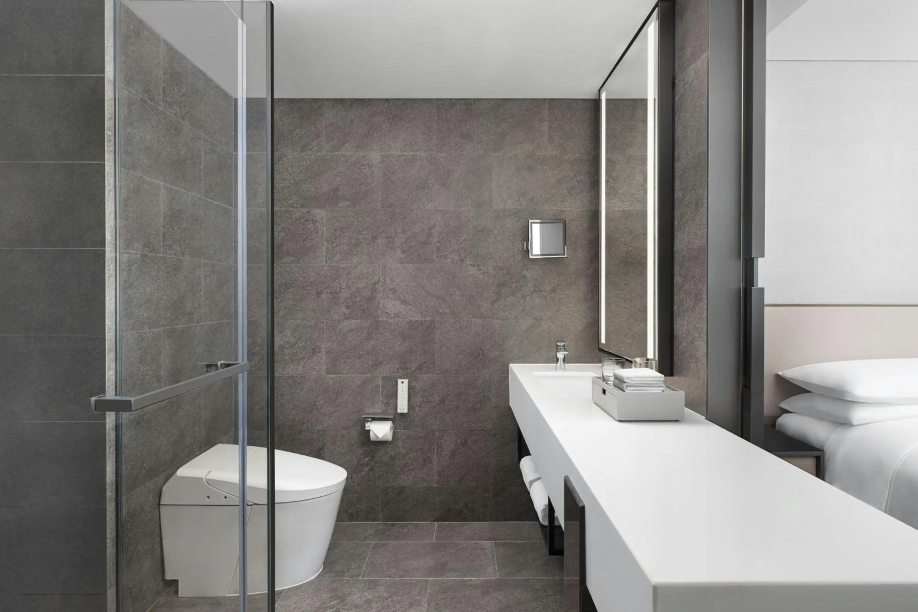 Bathroom in AC Hotel by Marriott Suzhou, Guan Qian