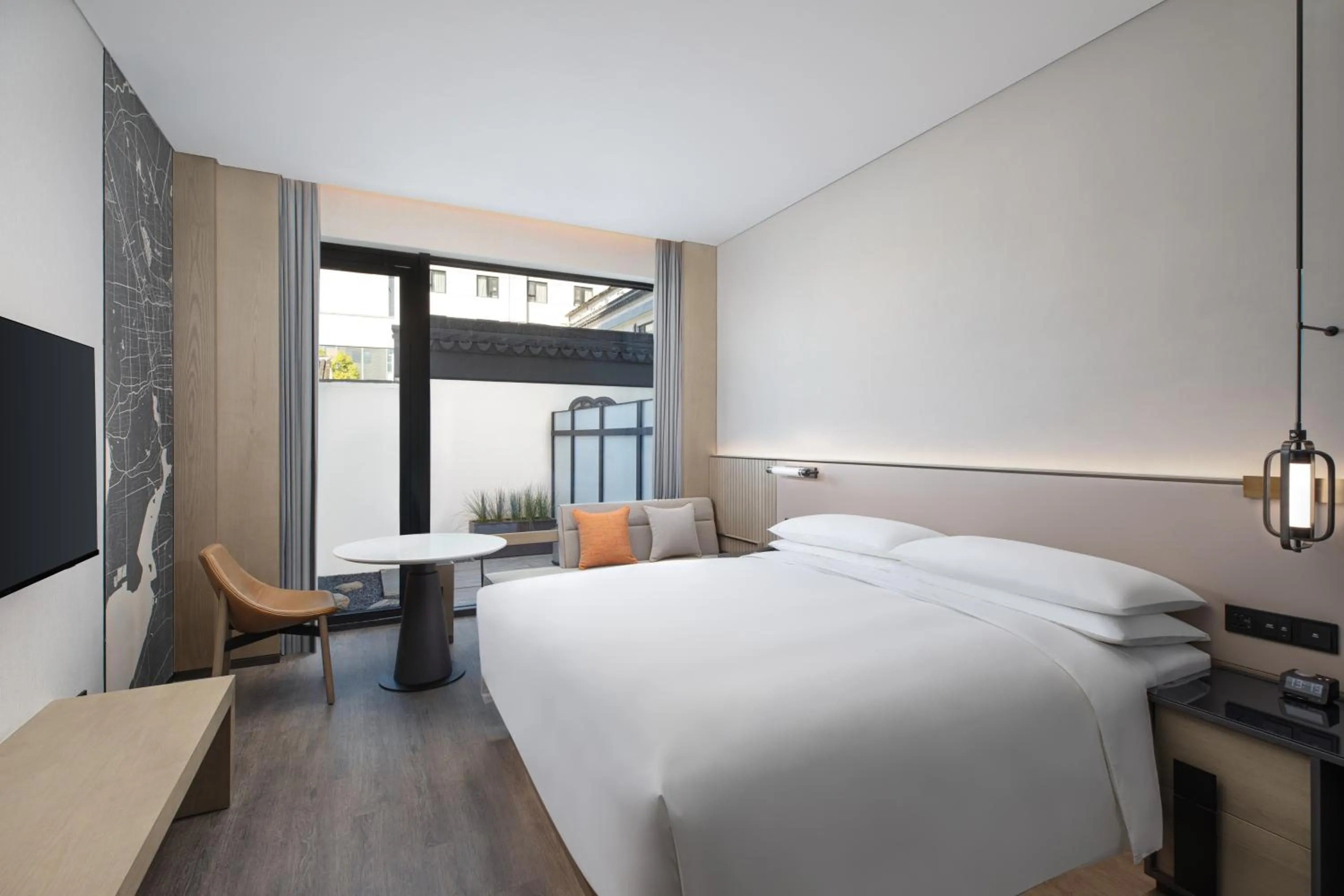 Garden, Bed in AC Hotel by Marriott Suzhou, Guan Qian