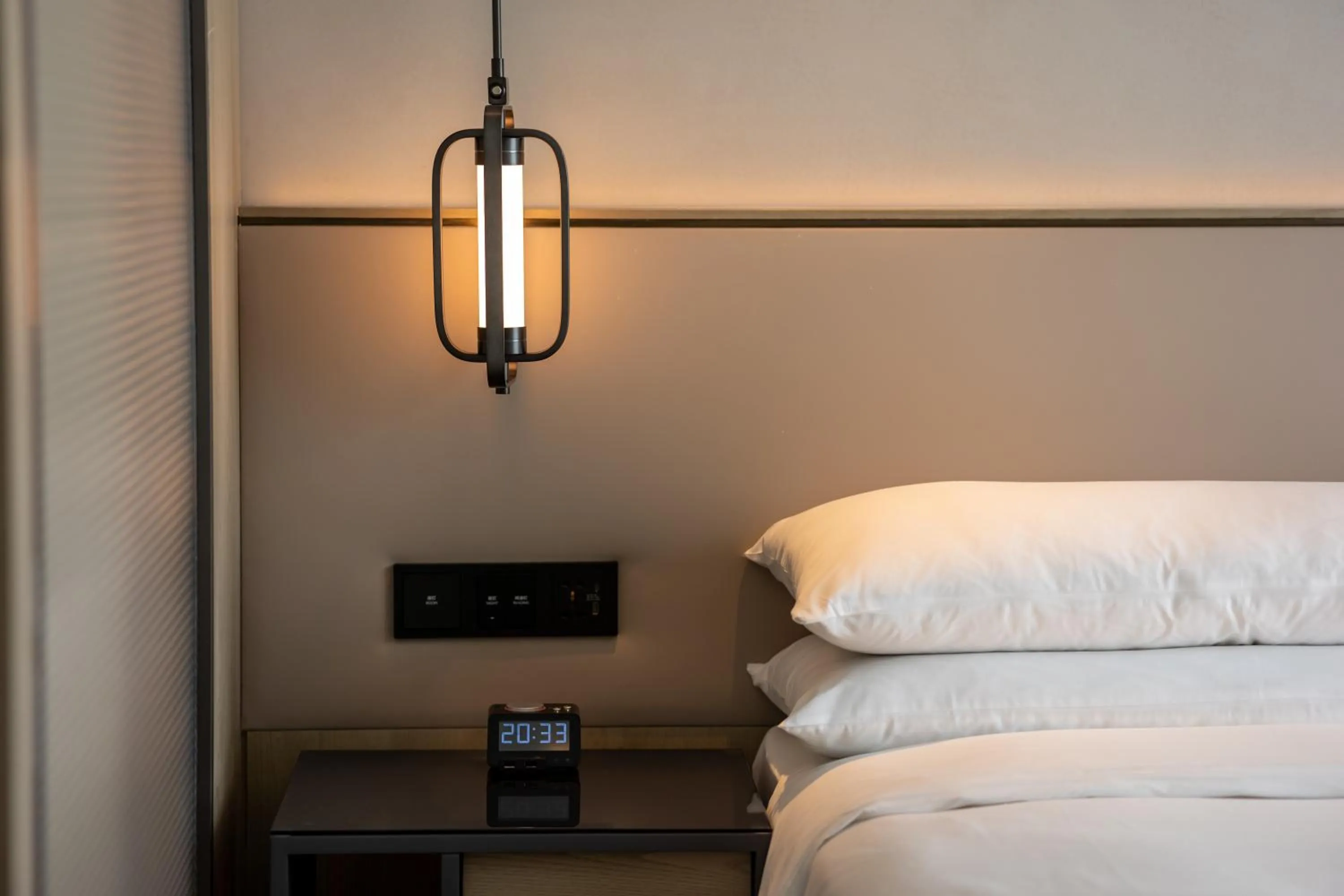 Bedroom, Bed in AC Hotel by Marriott Suzhou, Guan Qian