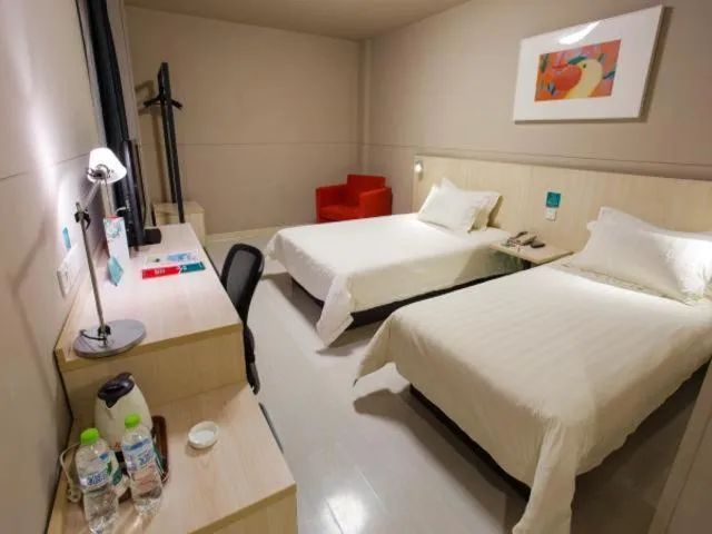 Bed in Jinjiang Inn Xuzhou Jinshanqiao Development Zone Dongshan Road