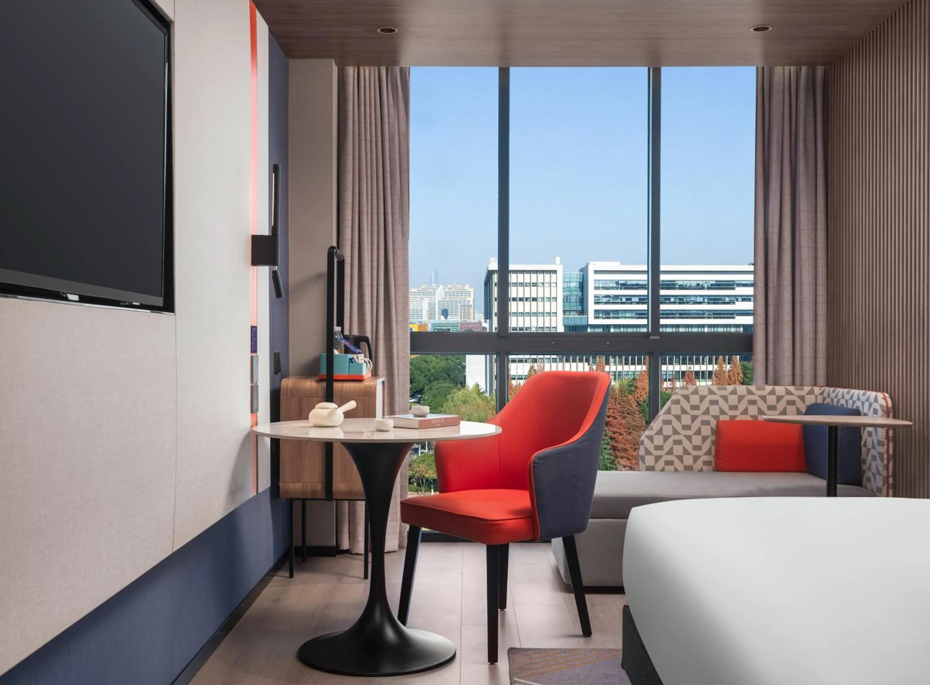 Photo of the whole room, Bed in Holiday Inn Express Suzhou Dushu Lake by IHG