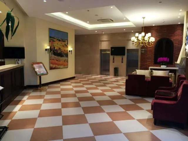 Living room in Jinjiang Inn Shanghai International Tourist Resort Xiuyan Road Subway Station