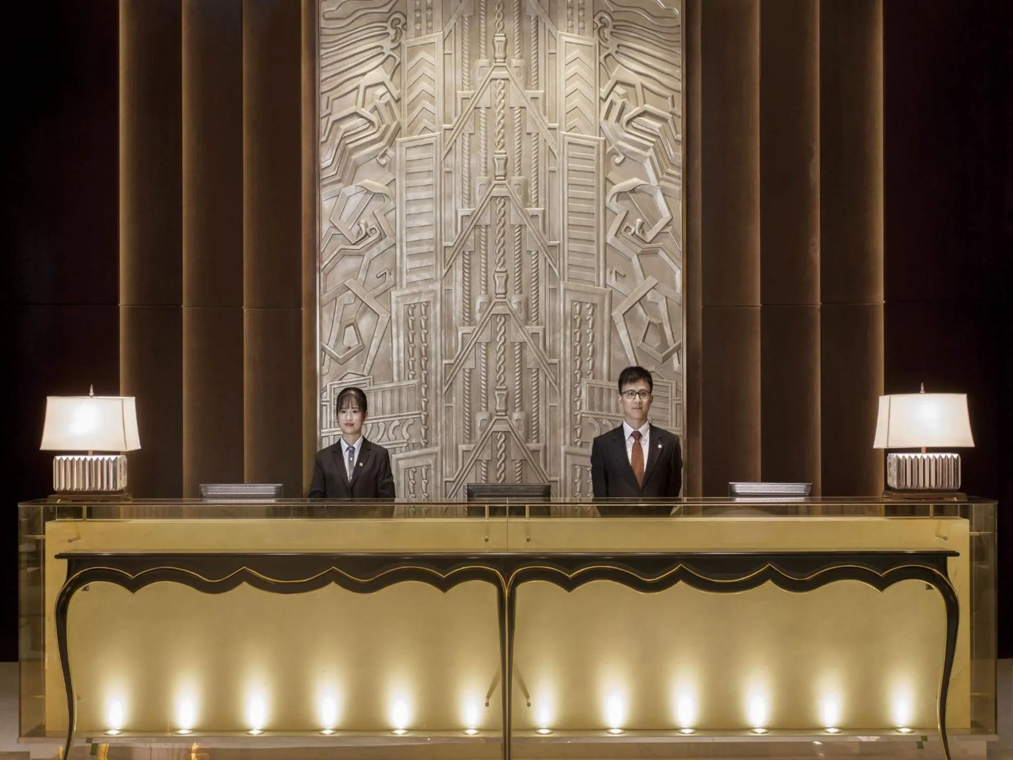 Lobby or reception in Golden Tulip New Asia Hotel The Bund Shanghai