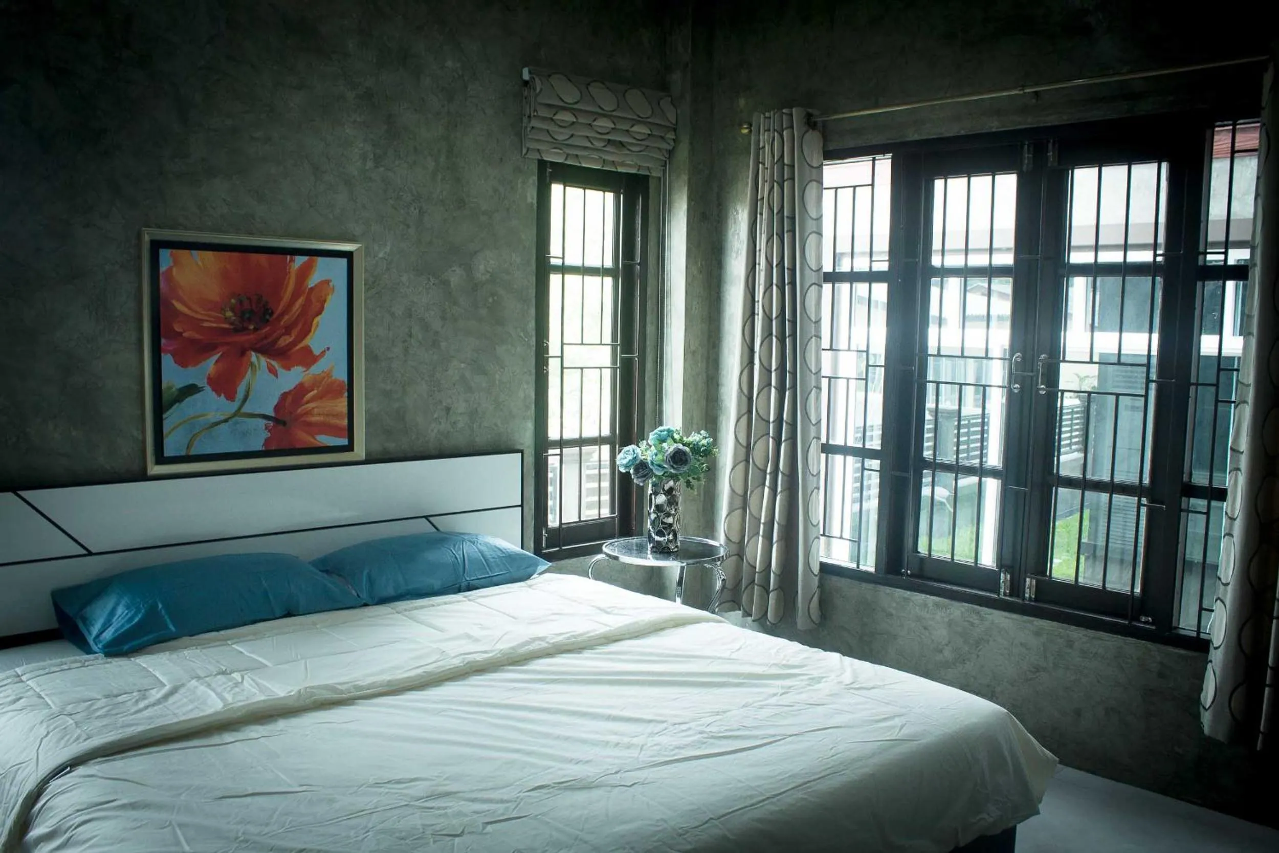 Bedroom, Bed in PK Villa Huahin