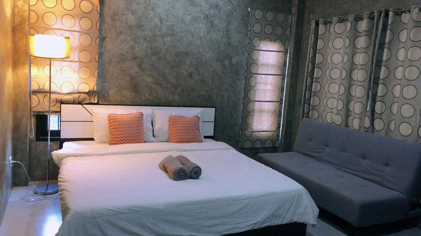 Bedroom, Bed in PK Villa Huahin