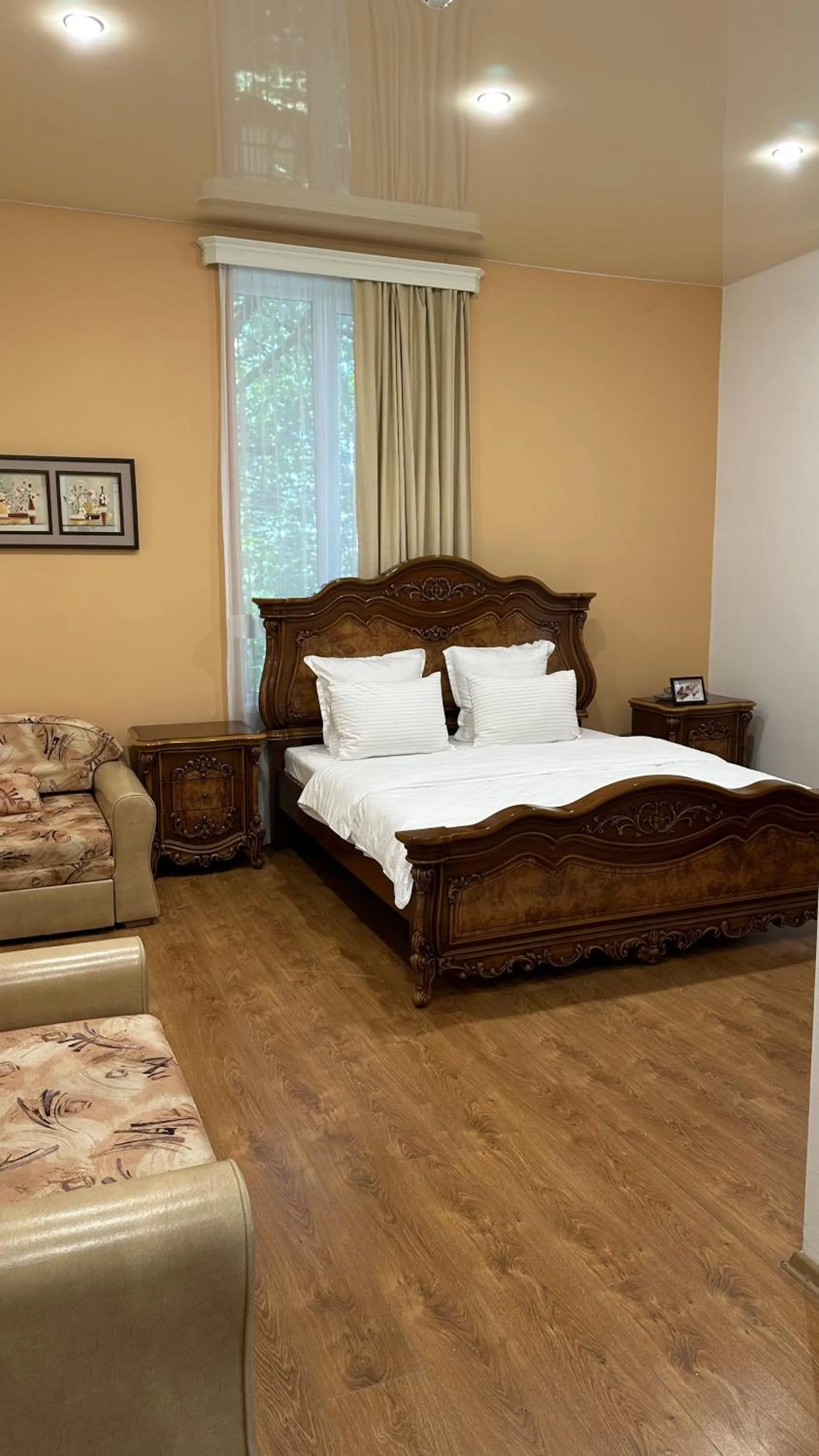 Bed in Wald Hotel Lagodekhi