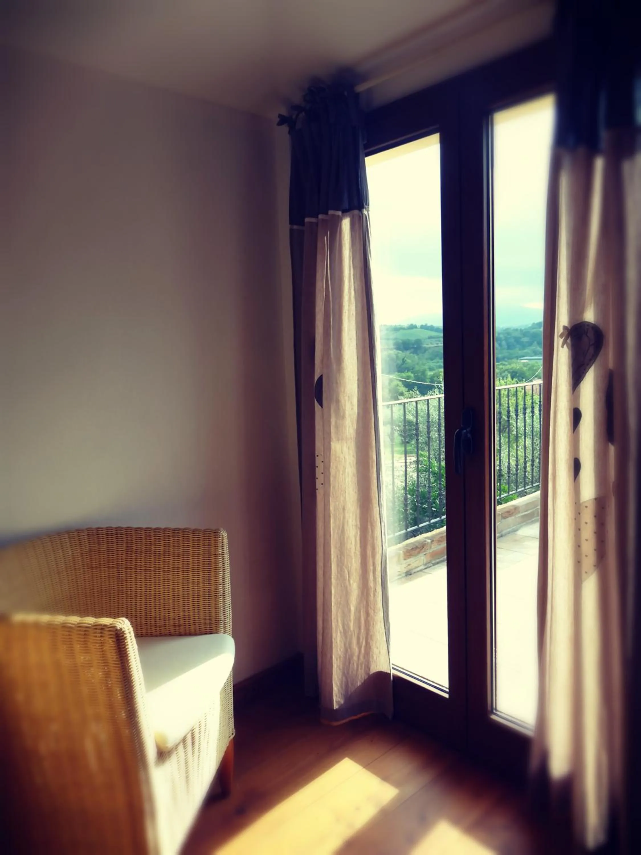 Patio, Bed in Casale del Sole