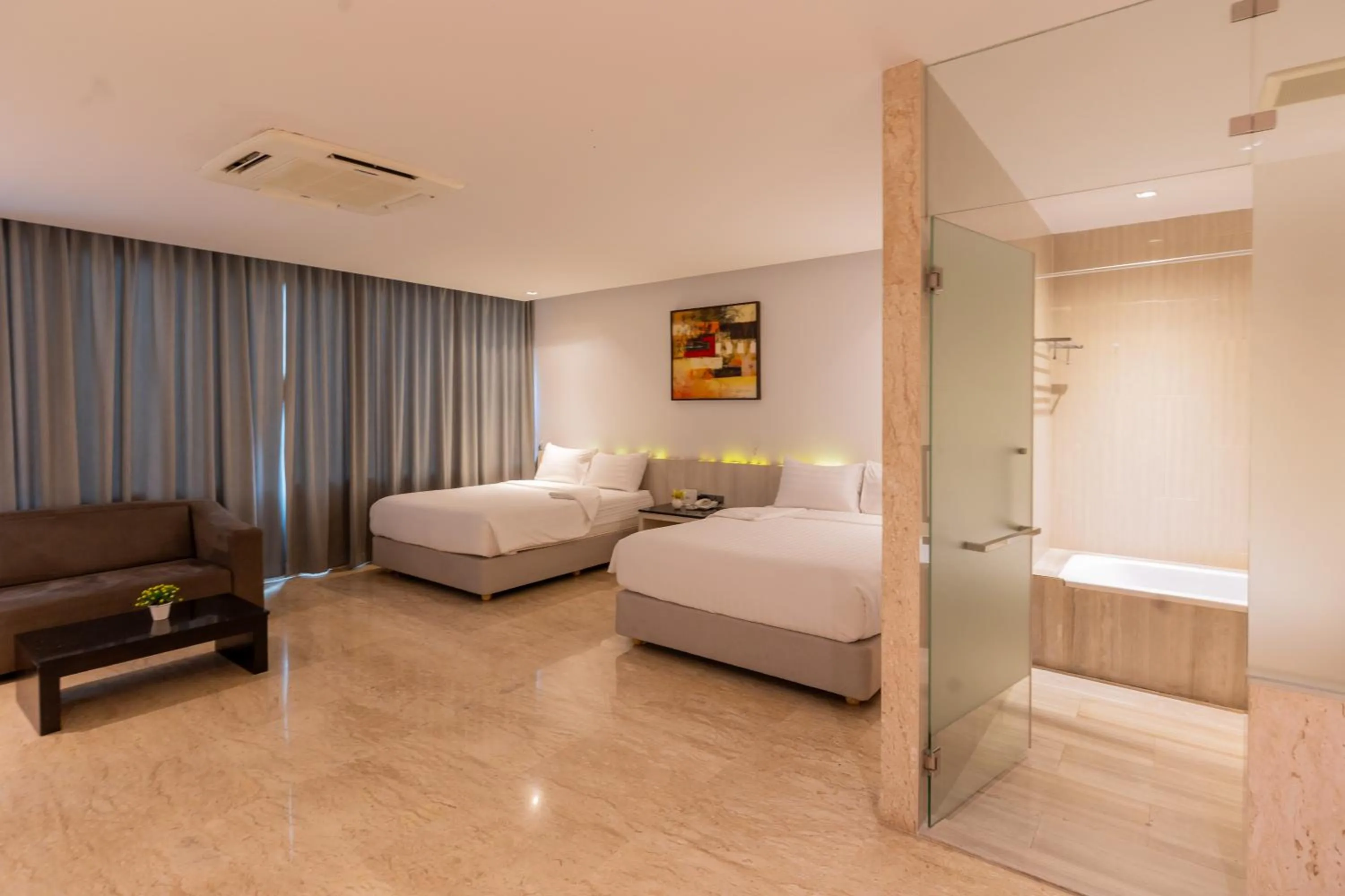 Bed in Sukhothai Residence Ruam Ruedi