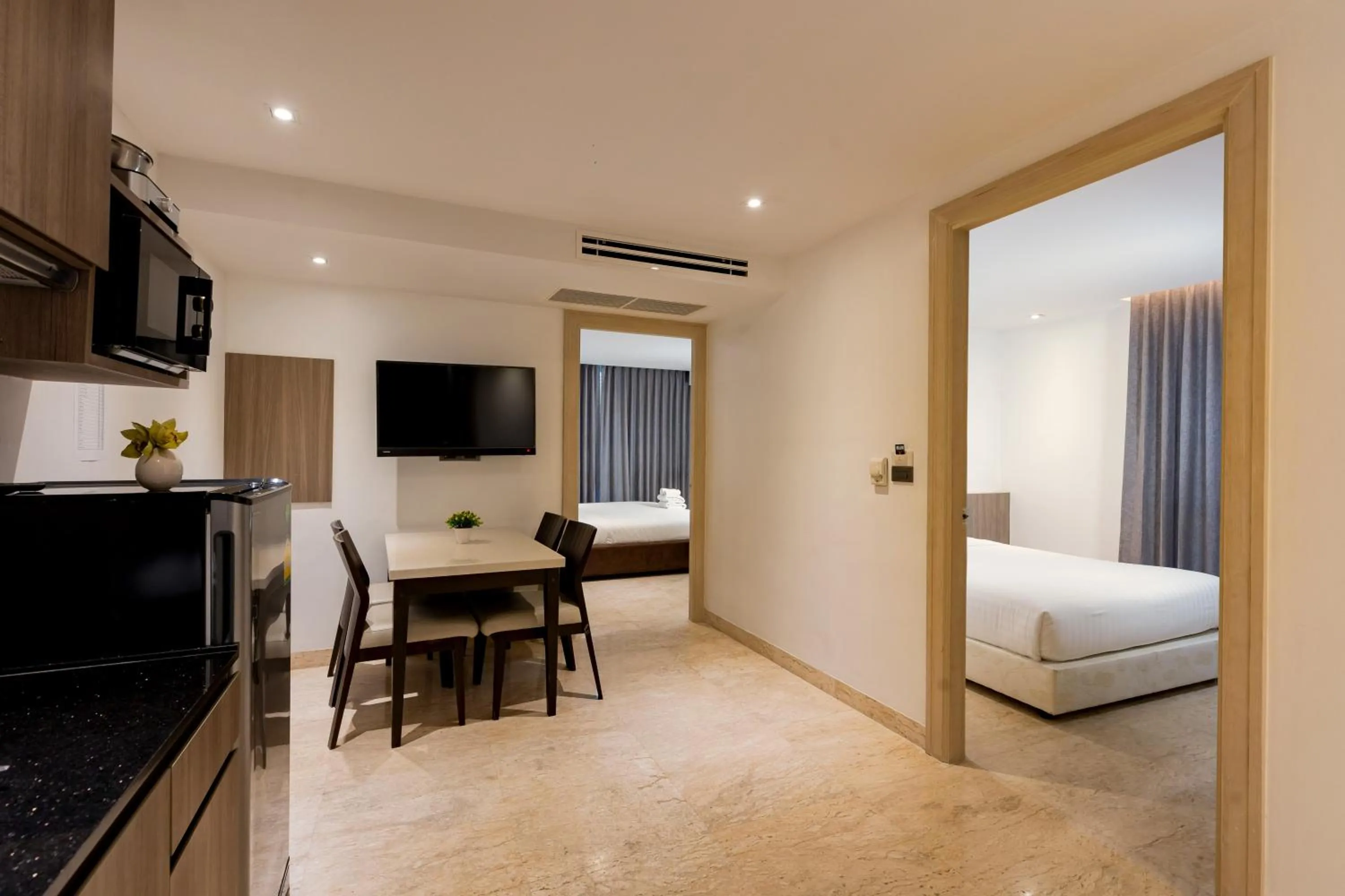 Bed in Sukhothai Residence Ruam Ruedi