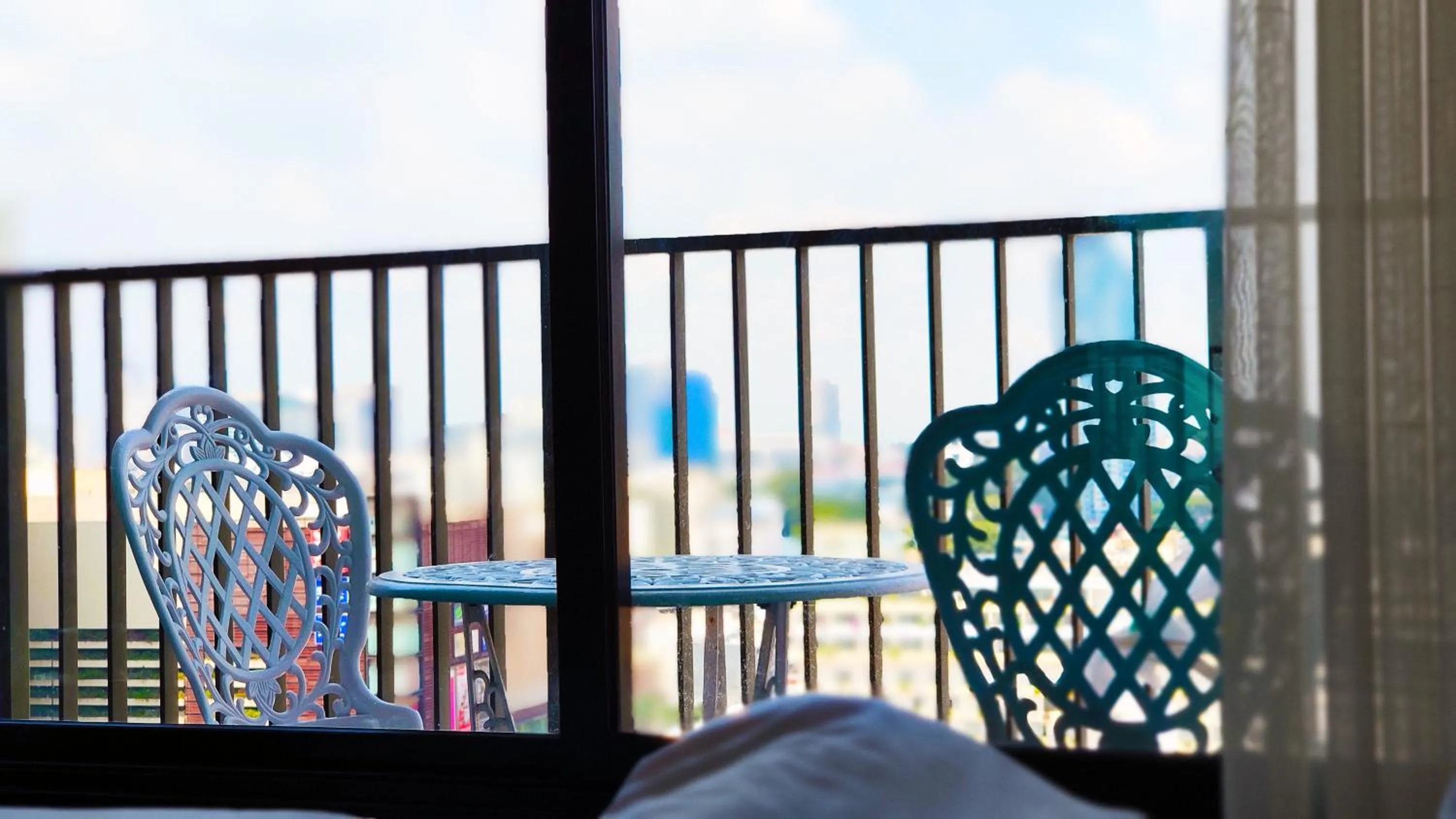 Balcony/Terrace in Many Holiday The Base Condo