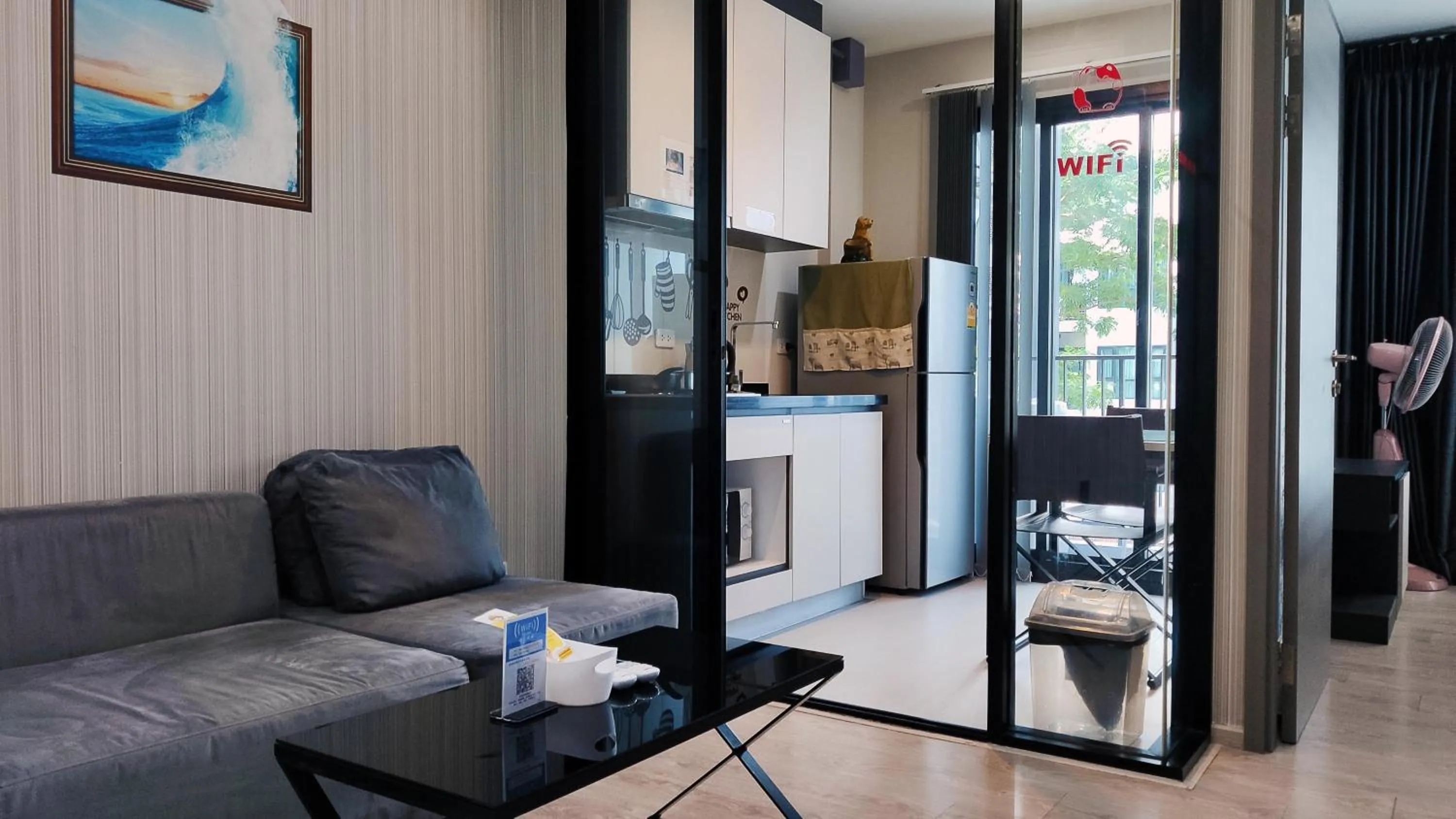 Living room in Many Holiday The Base Condo