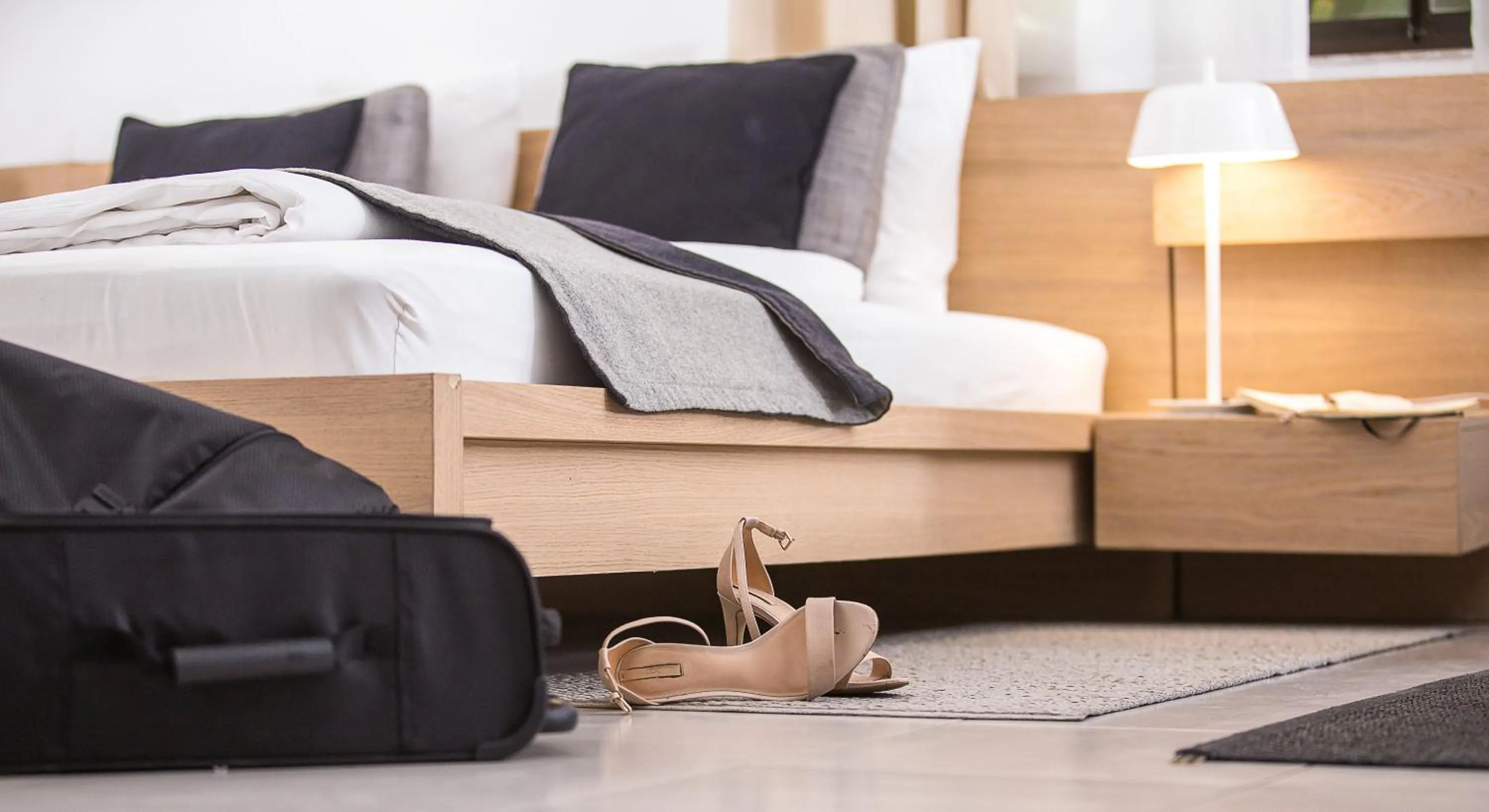 Decorative detail, Bed in Nordic Villa