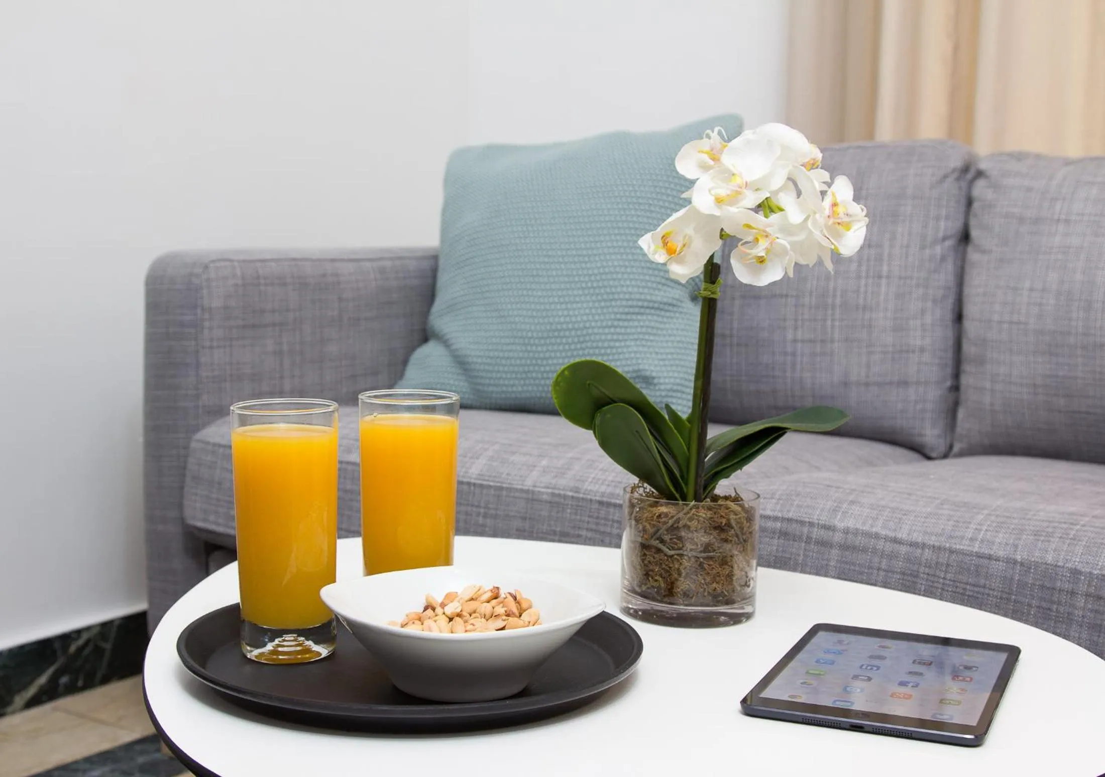 Living room in Nordic Villa