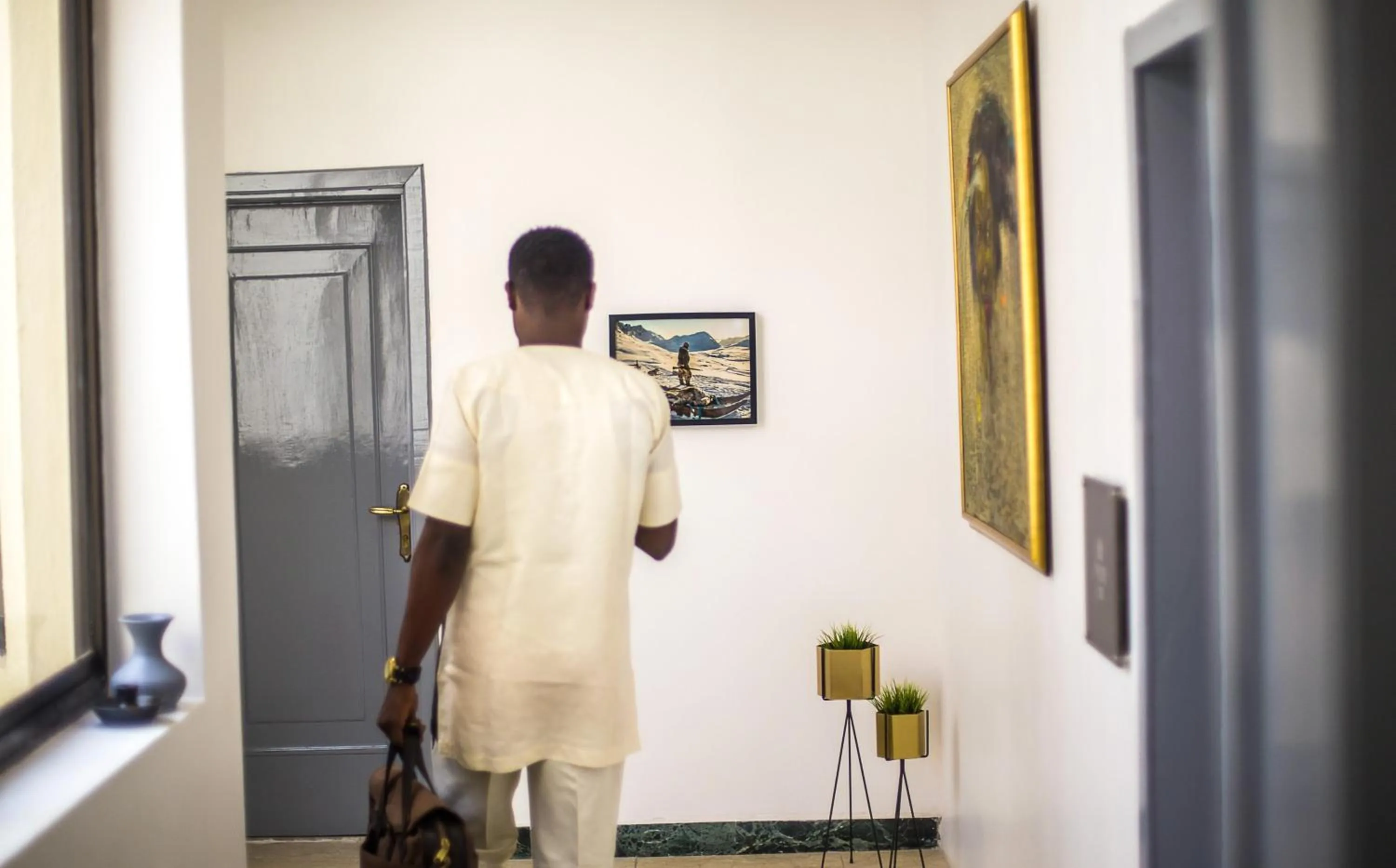 Decorative detail in Nordic Villa