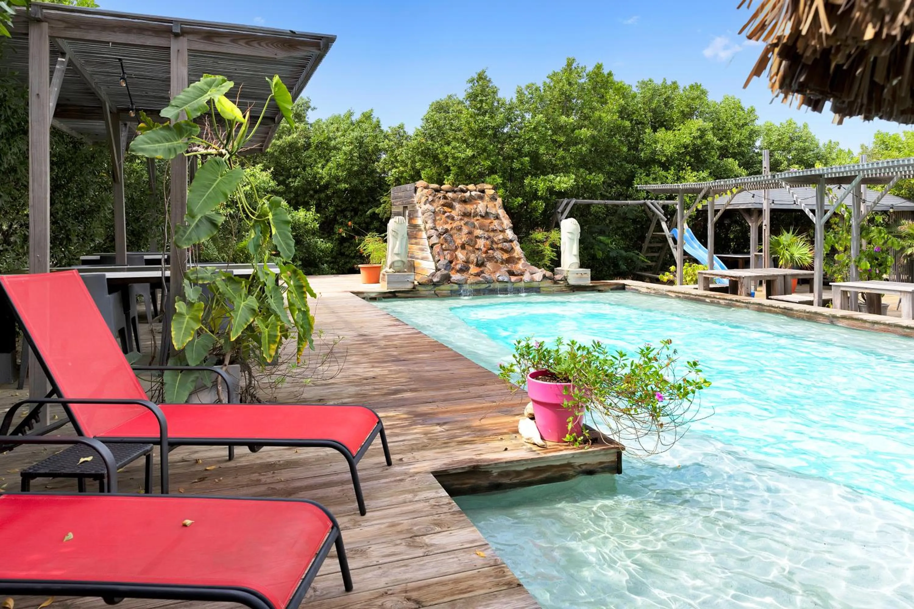 Swimming pool in Red Palm Village