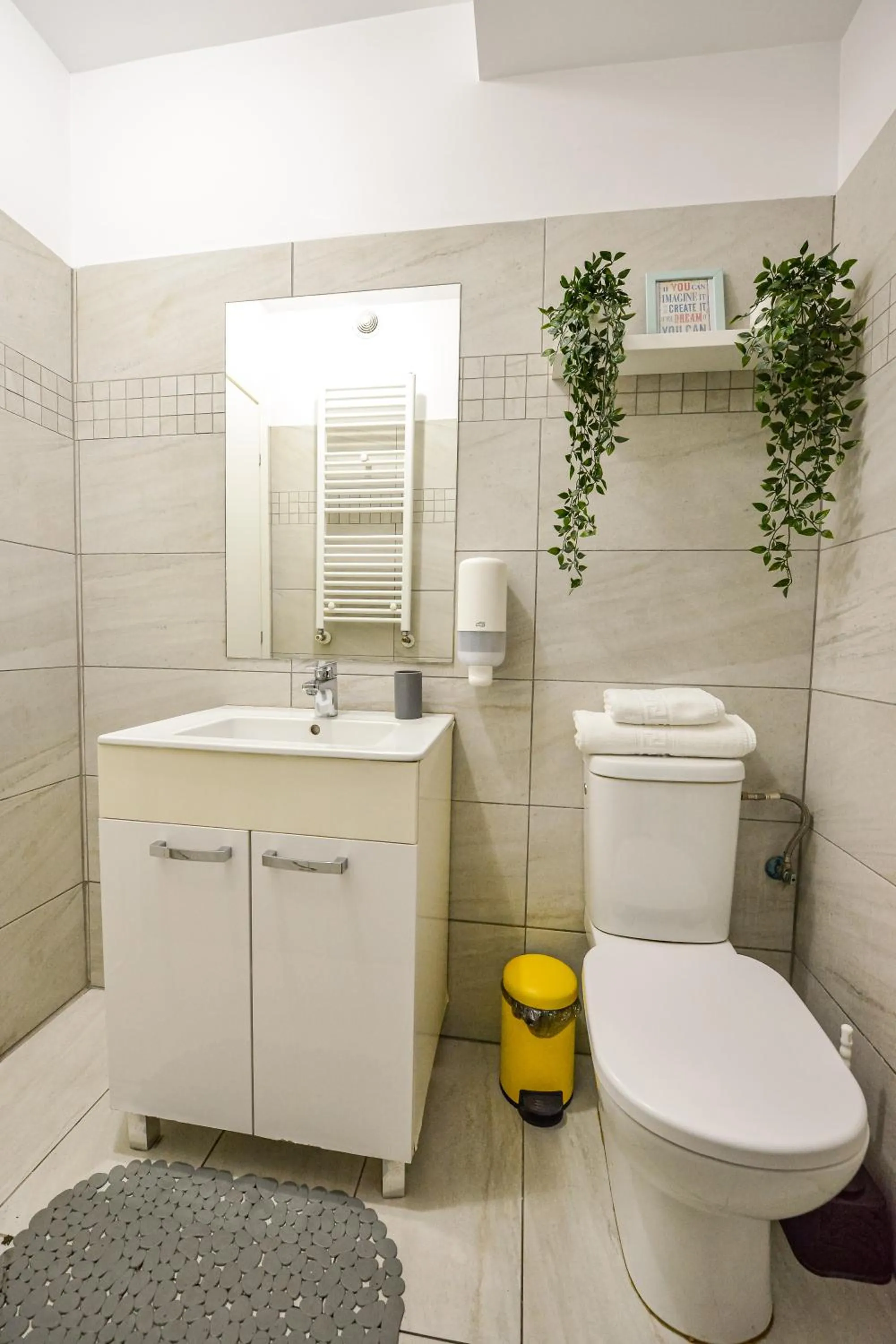 Shower in CityScape Bucharest