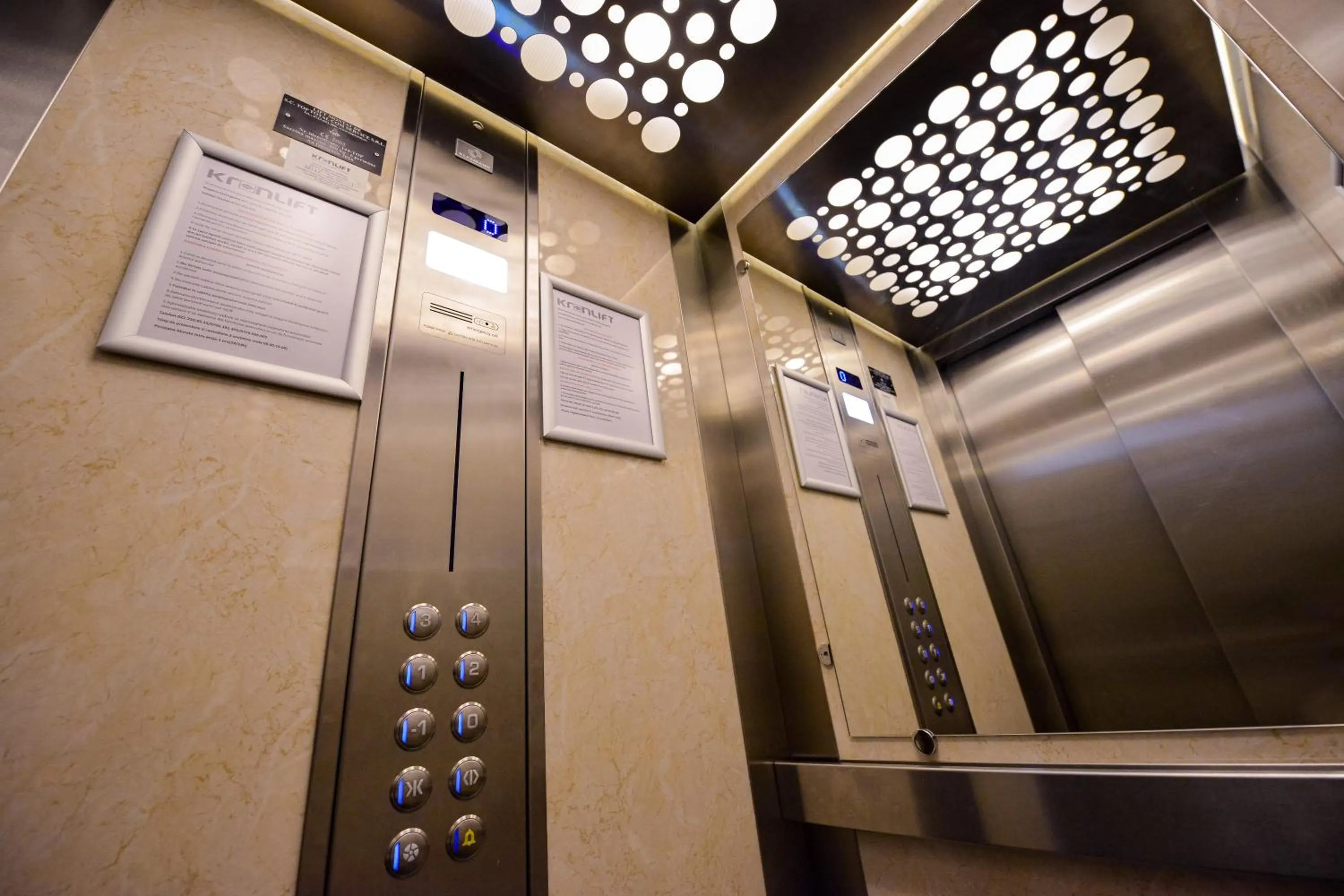 elevator in CityScape Bucharest