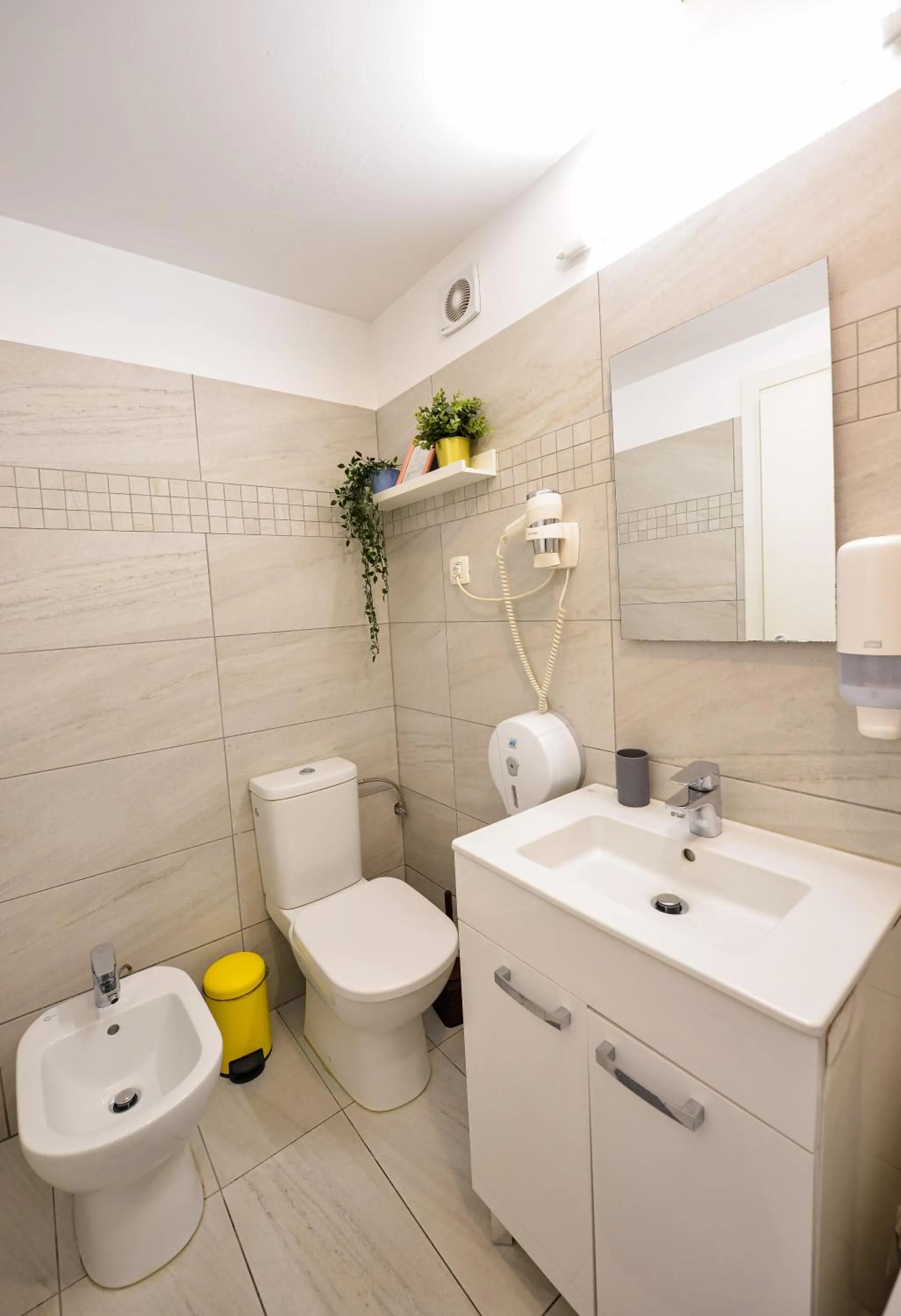 Shower in CityScape Bucharest