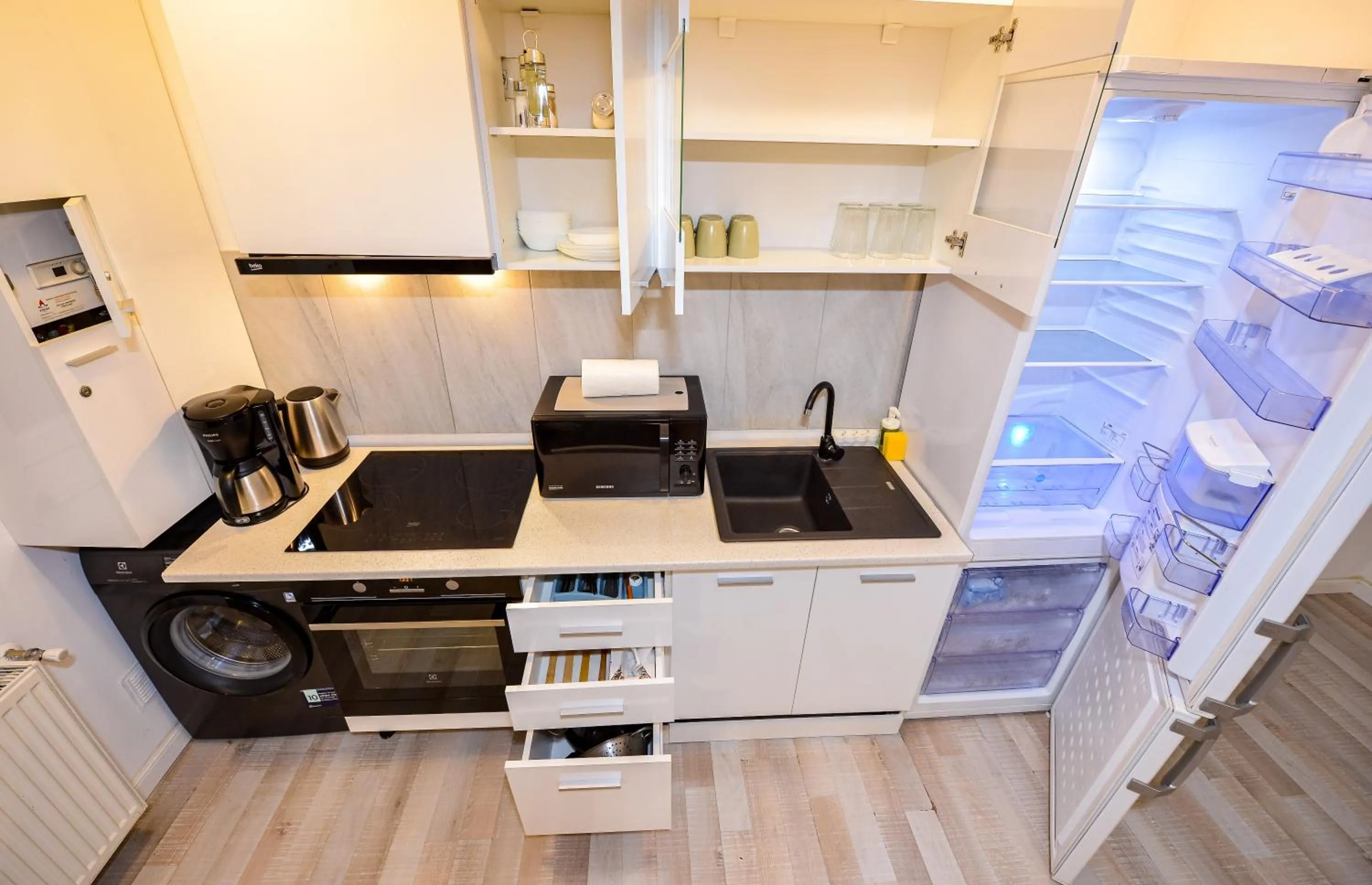 Coffee/tea facilities in CityScape Bucharest