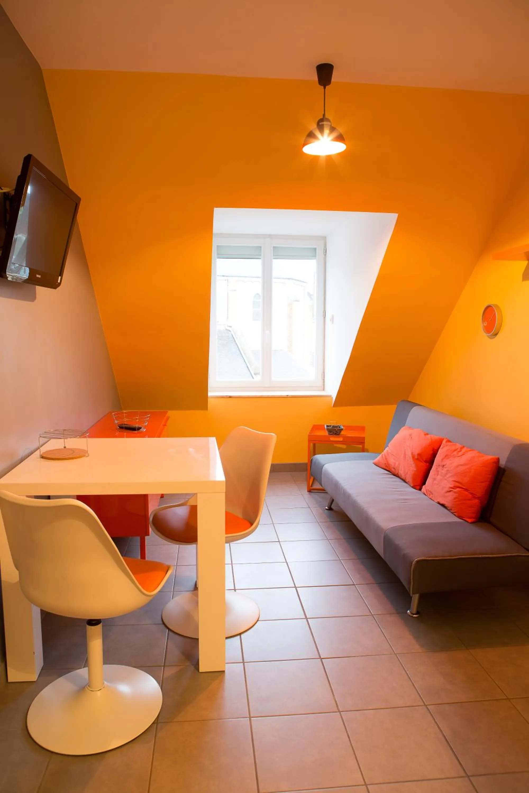 Living room in Le Gîte Oratorien