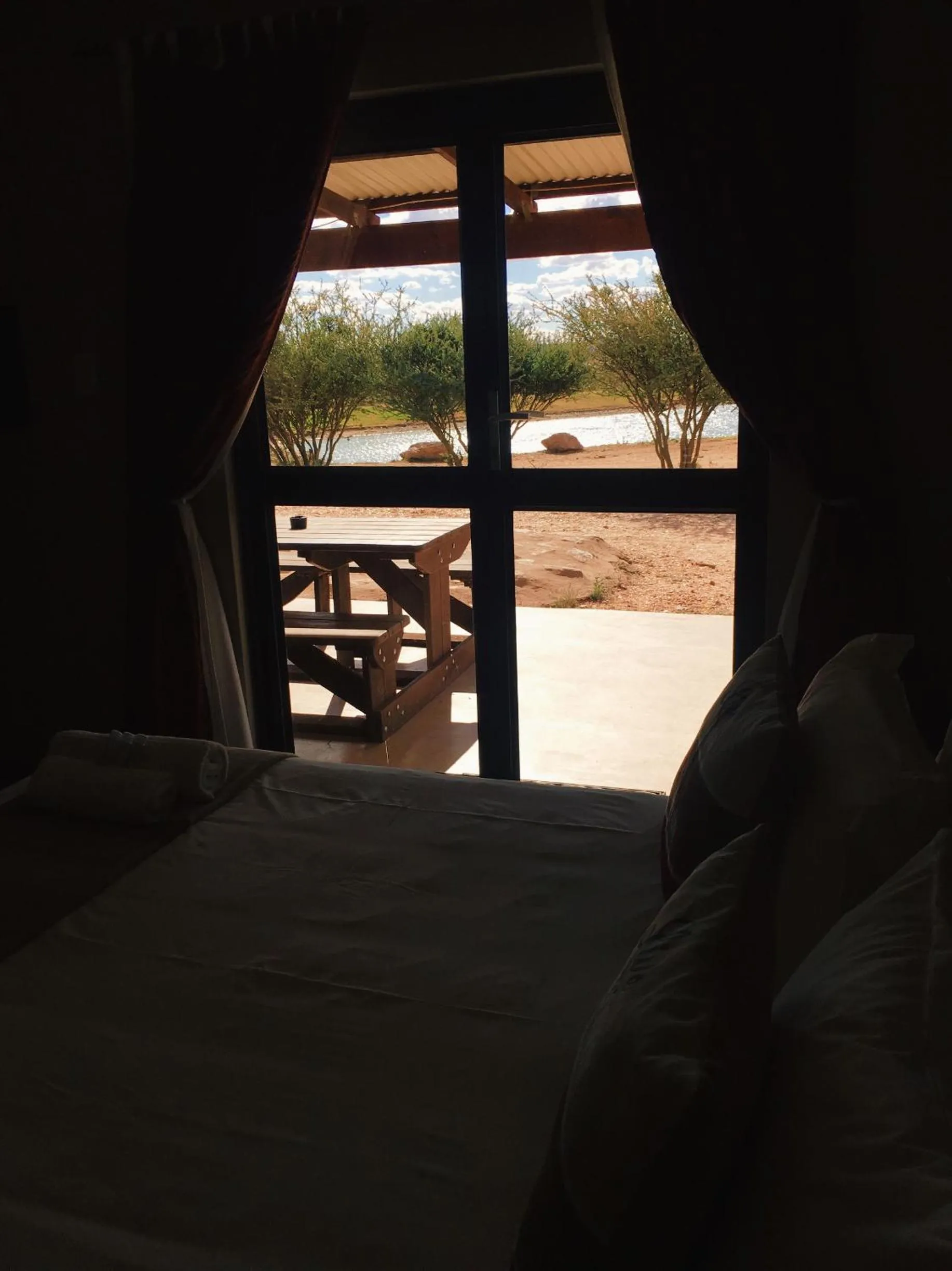 View (from property/room), Bed in Lake Grappa Guestfarm