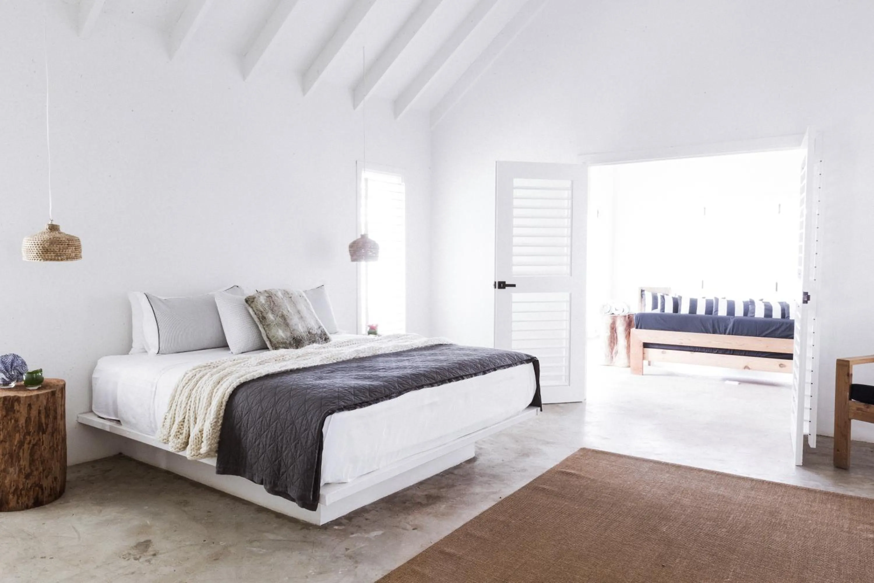 Photo of the whole room, Bed in The Moso