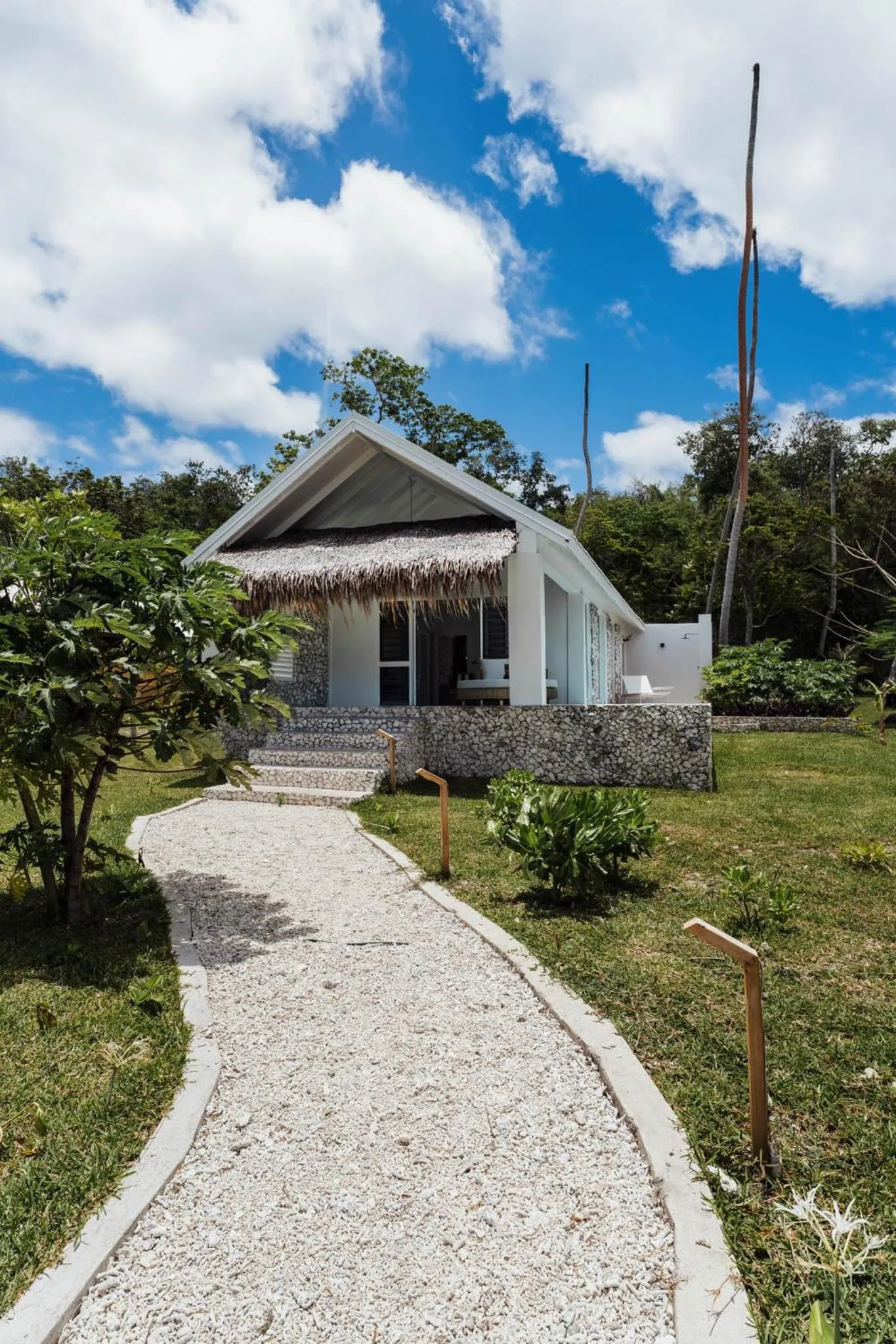 Garden view in The Moso