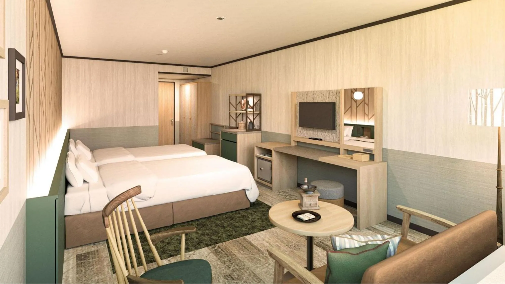 Photo of the whole room, Bed in Hachimantai Mountain Hotel & Spa