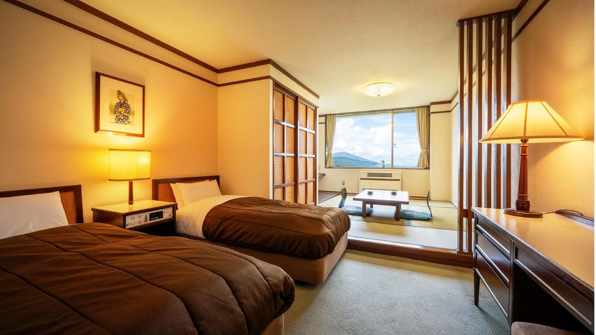 Photo of the whole room, Bed in Hachimantai Mountain Hotel & Spa