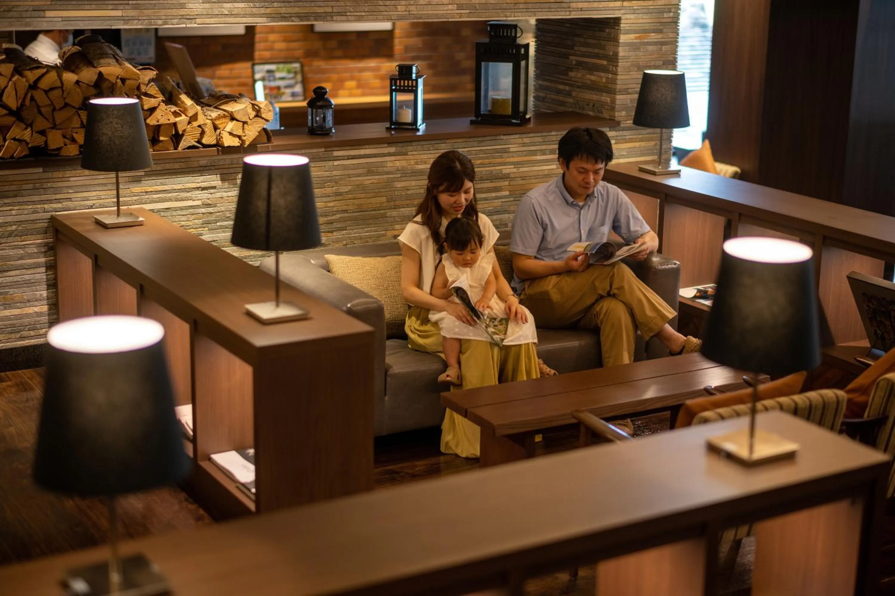Communal lounge/ TV room in Hachimantai Mountain Hotel & Spa