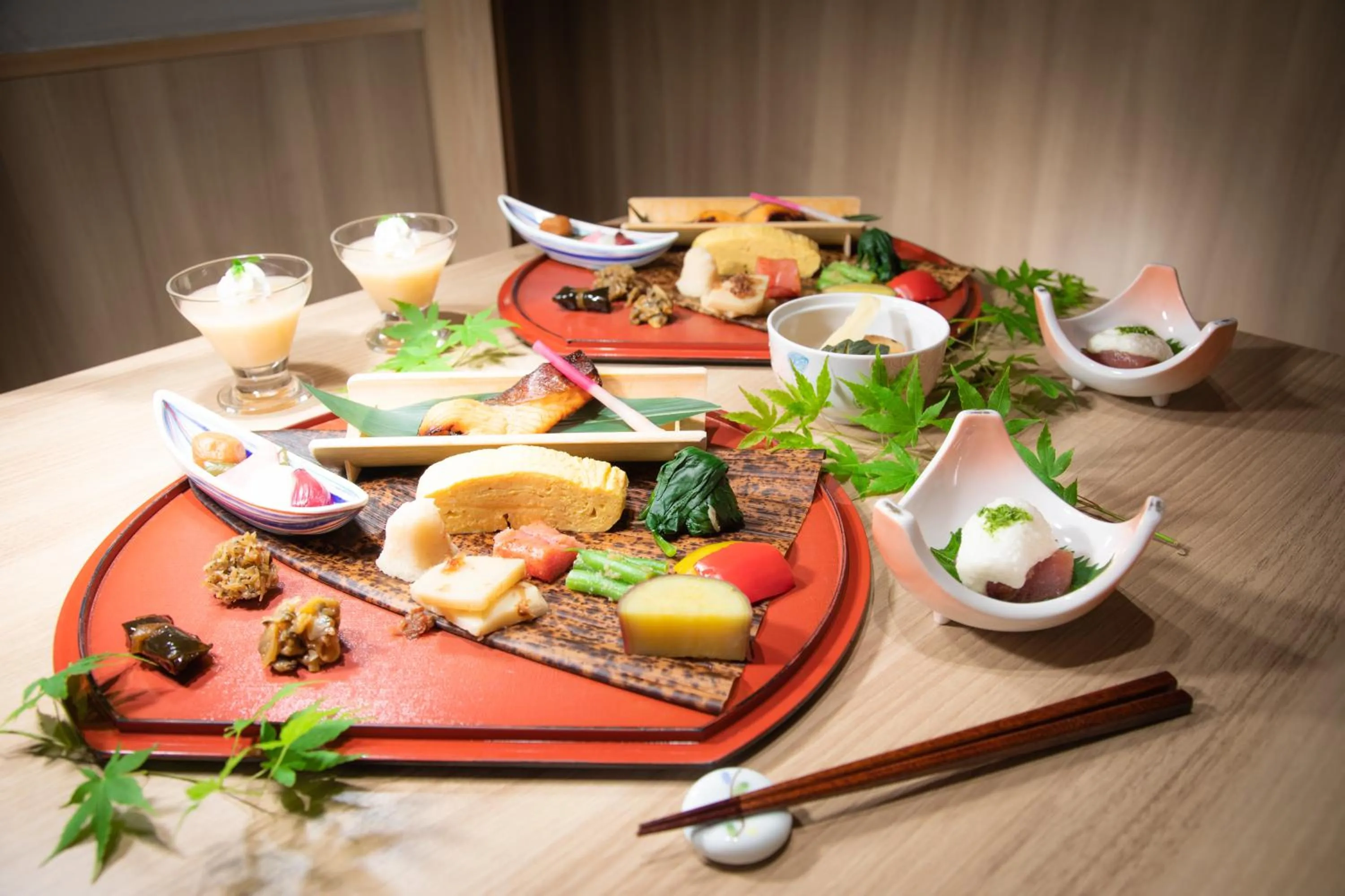 Breakfast in Premium Suites Matsushimakaku Produced by Shousuke no Yado Takinoyu