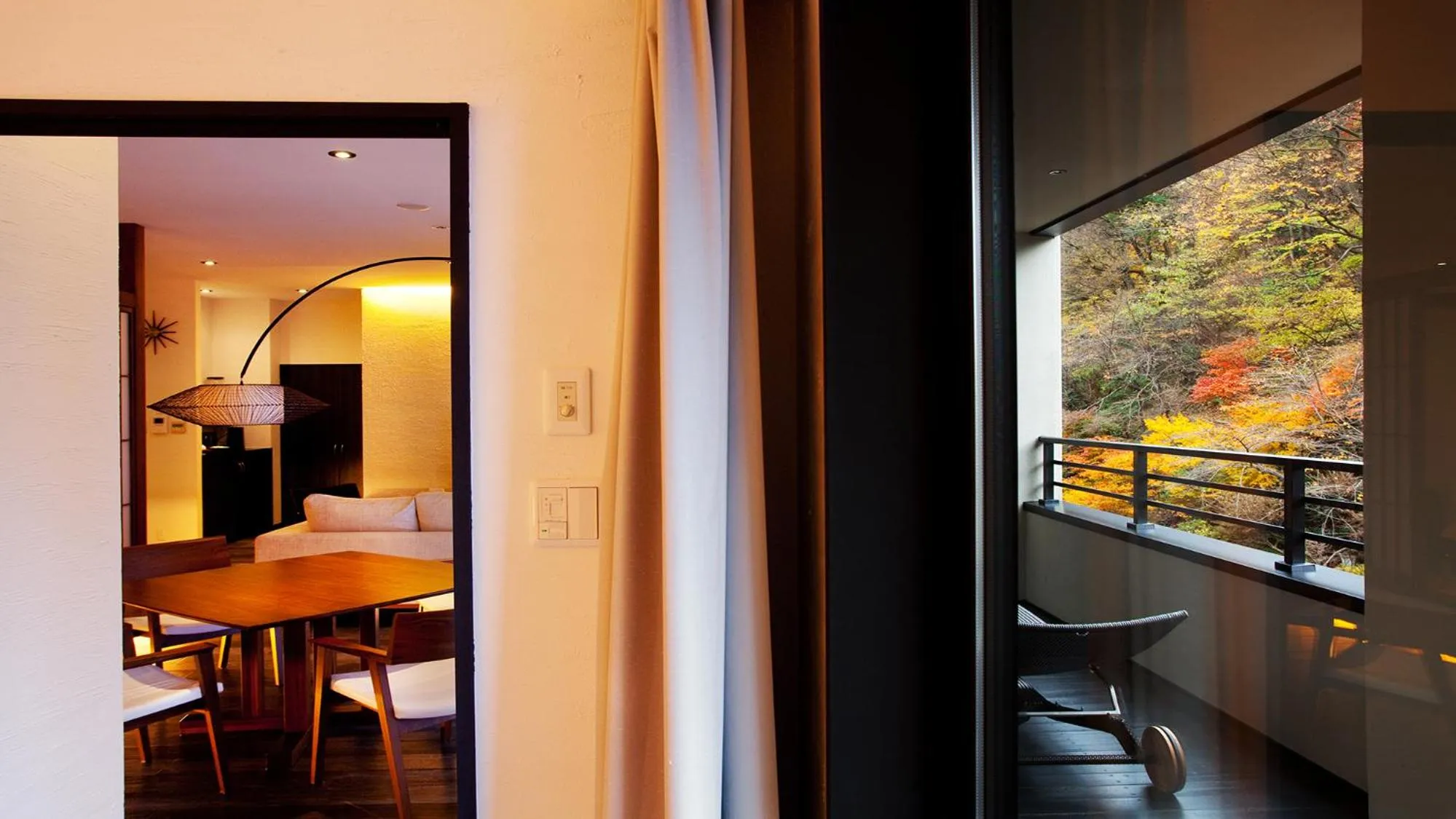 Balcony/Terrace in Premium Suites Matsushimakaku Produced by Shousuke no Yado Takinoyu