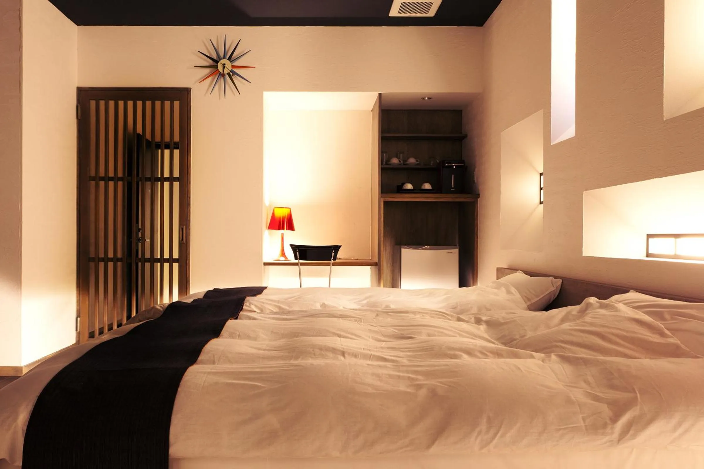 Photo of the whole room, Bed in Hanare Matsushimakaku