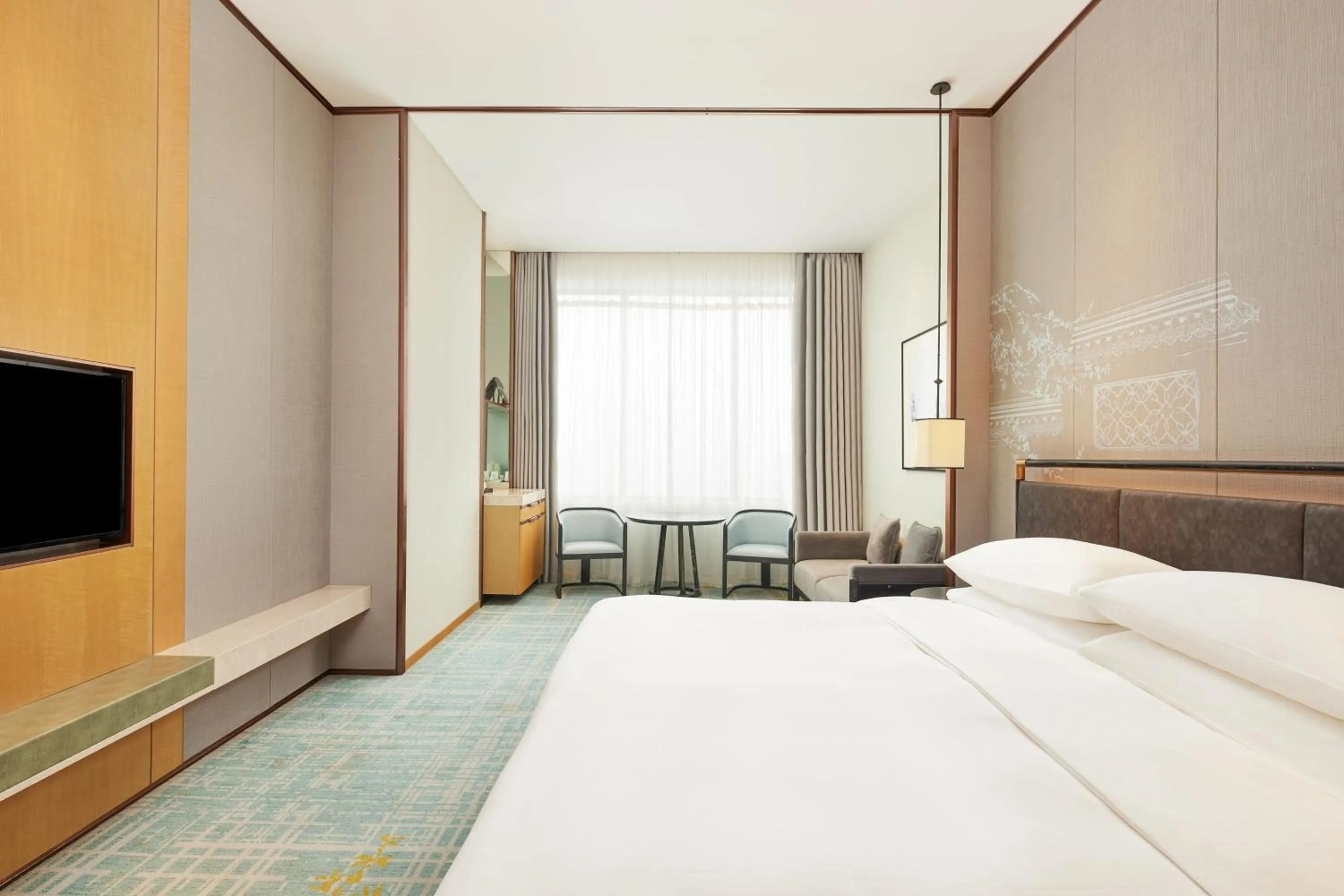 Photo of the whole room, Bed in Courtyard by Marriott Yangzhou