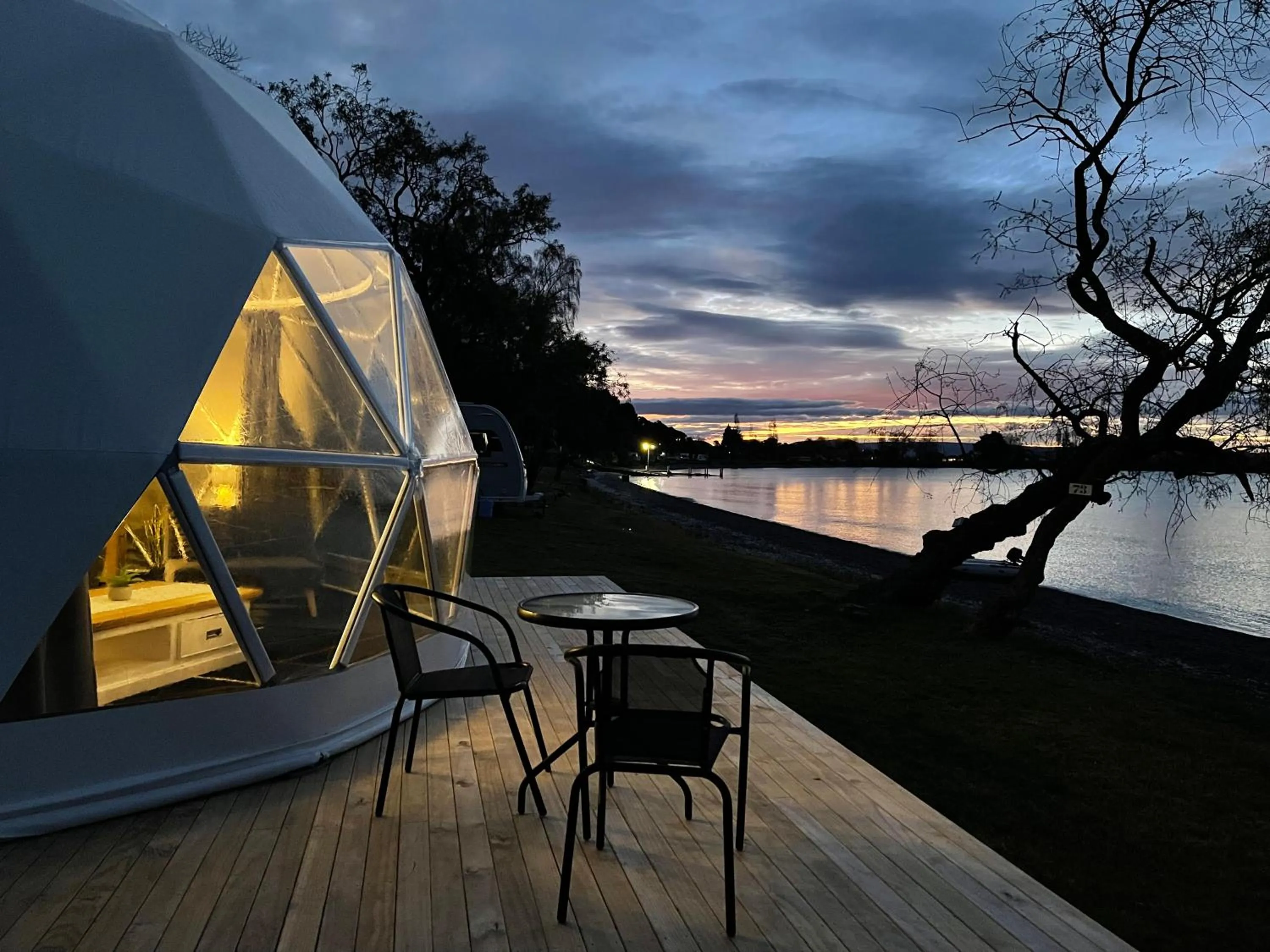 Patio in Motutere Bay TOP 10 Holiday Park