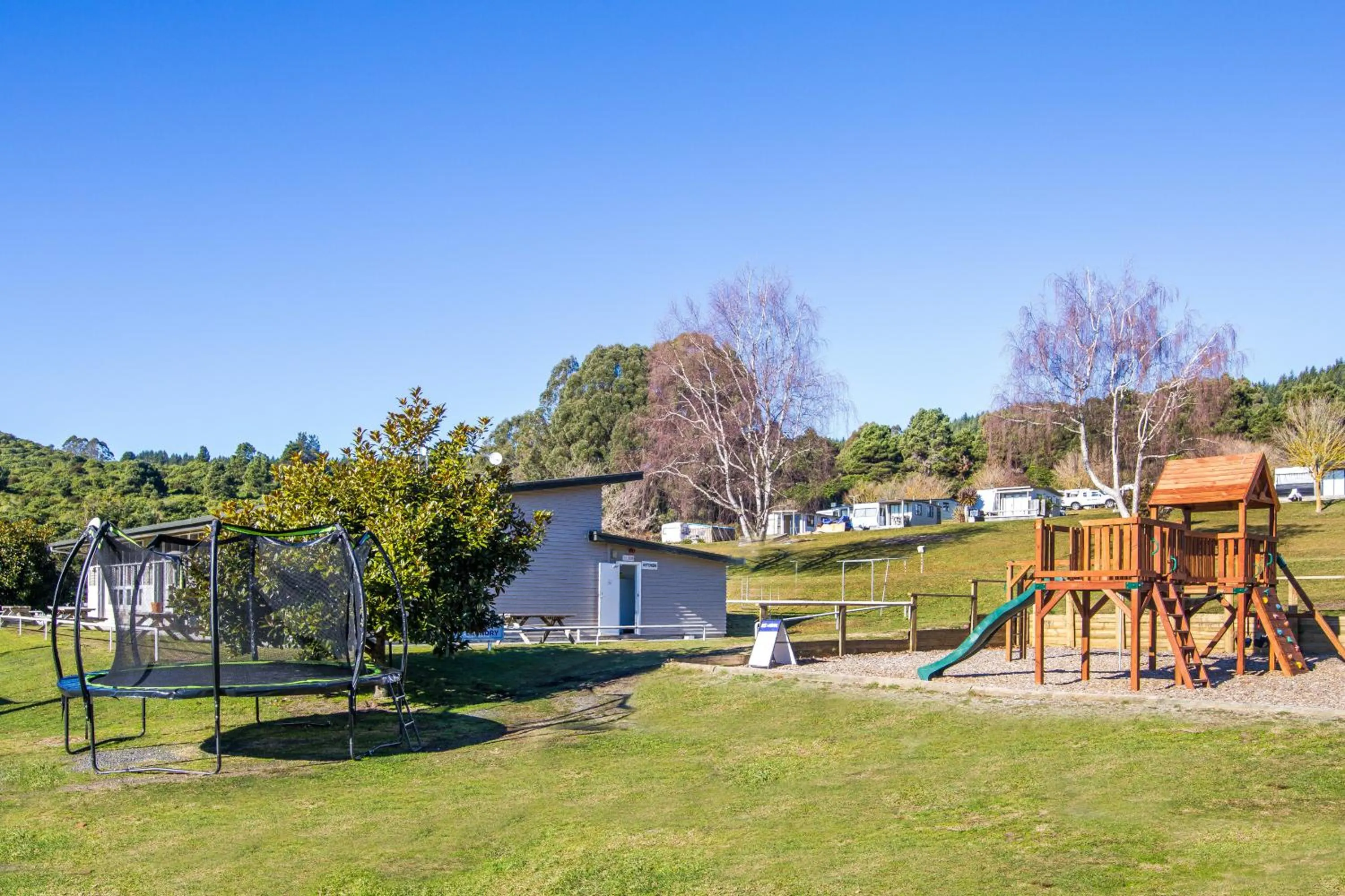 Children play ground in Motutere Bay TOP 10 Holiday Park